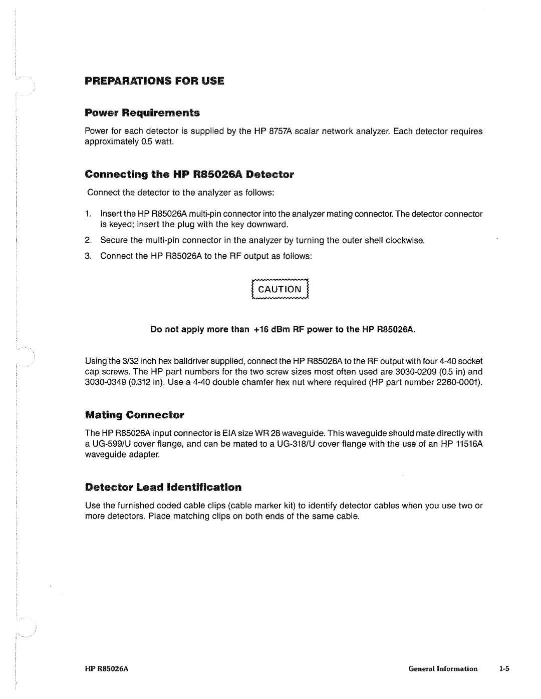 HP Stud Sensor R85026A manual 