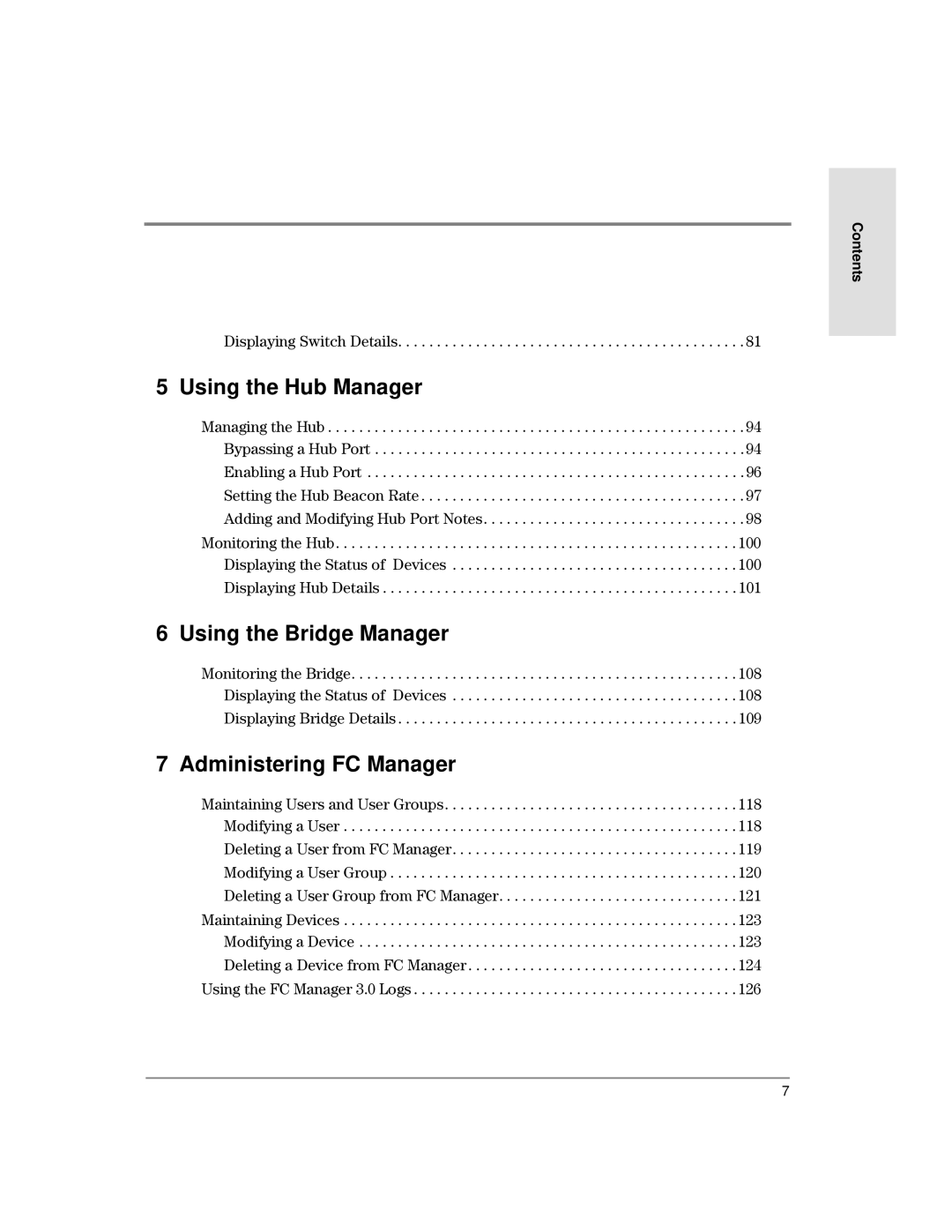 HP Surestore Device Management Software manual Using the Bridge Manager 