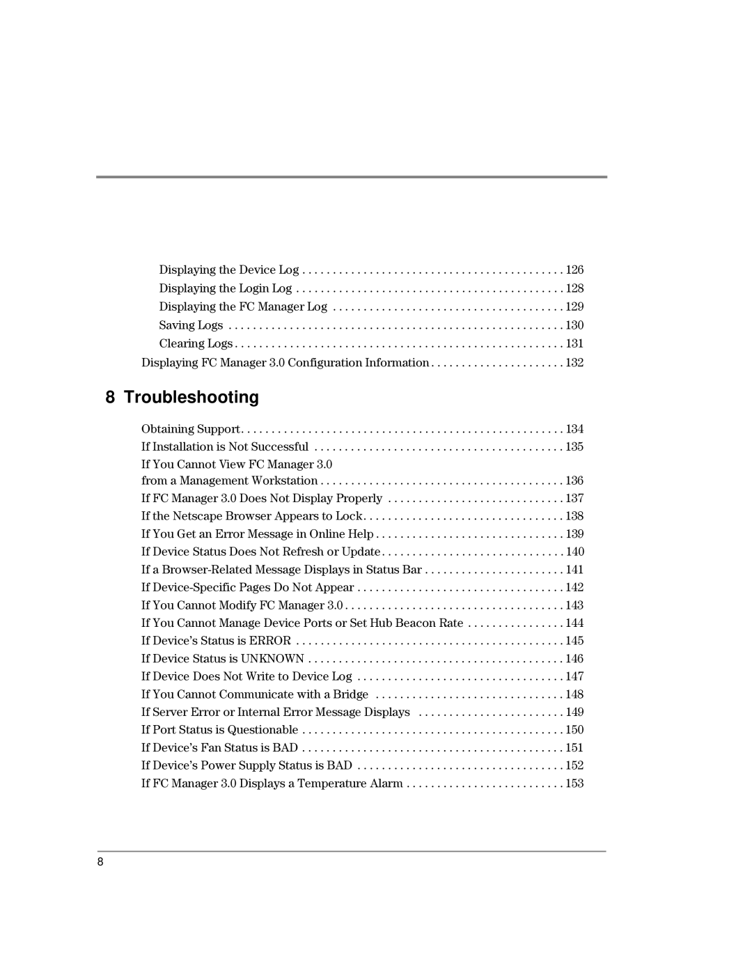 HP Surestore Device Management Software manual Troubleshooting, IRX&DQQRW9LHZ&0DQDJHU 