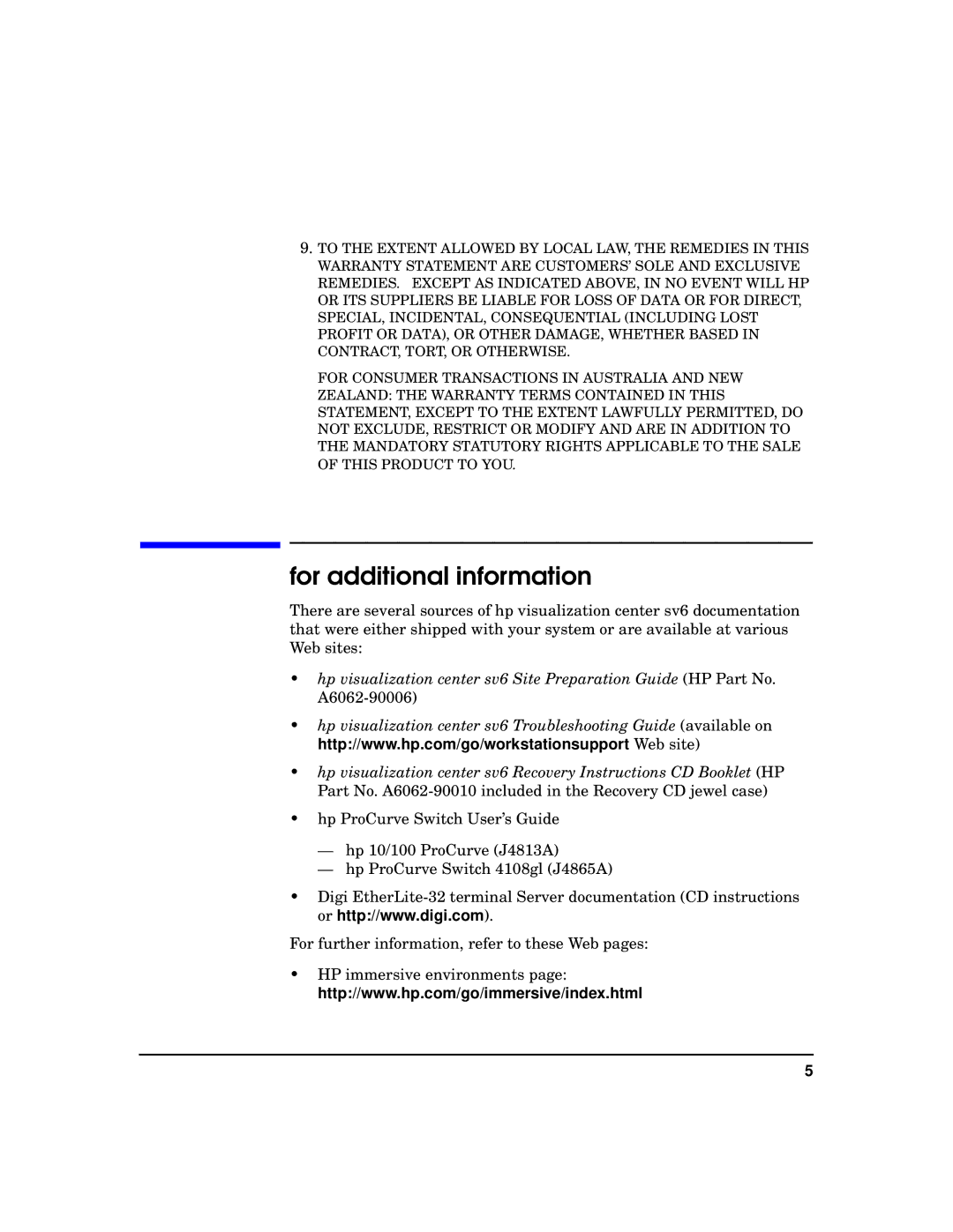 HP sv6 manual For additional information 