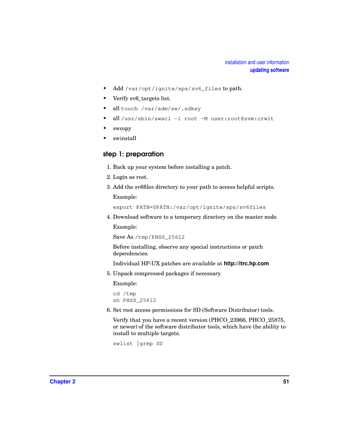 HP sv6 manual Preparation 