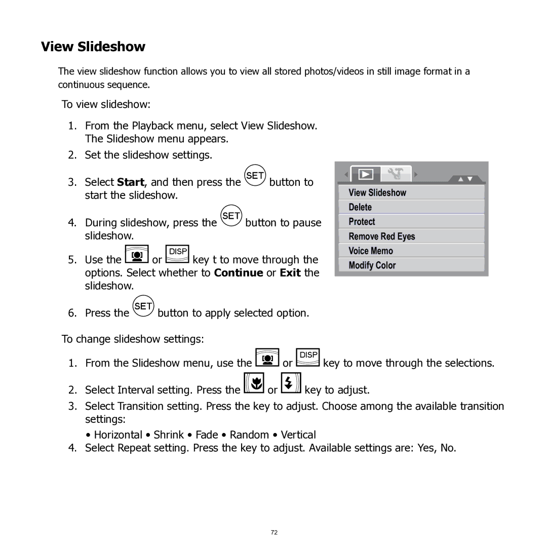 HP SW350 manual View Slideshow 