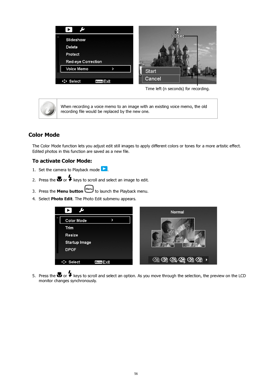 HP SW450 manual To activate Color Mode 