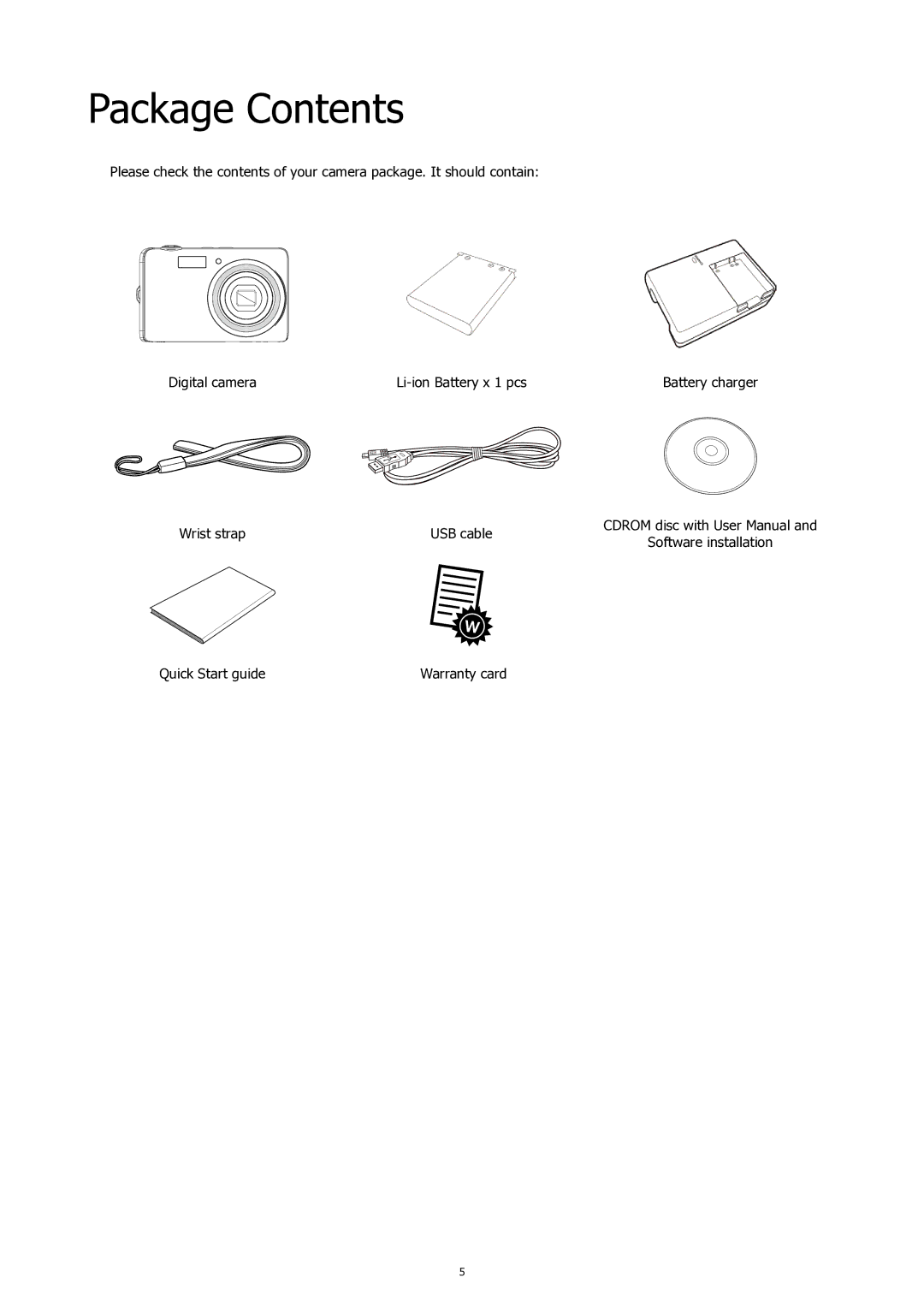 HP SW450 manual Package Contents 