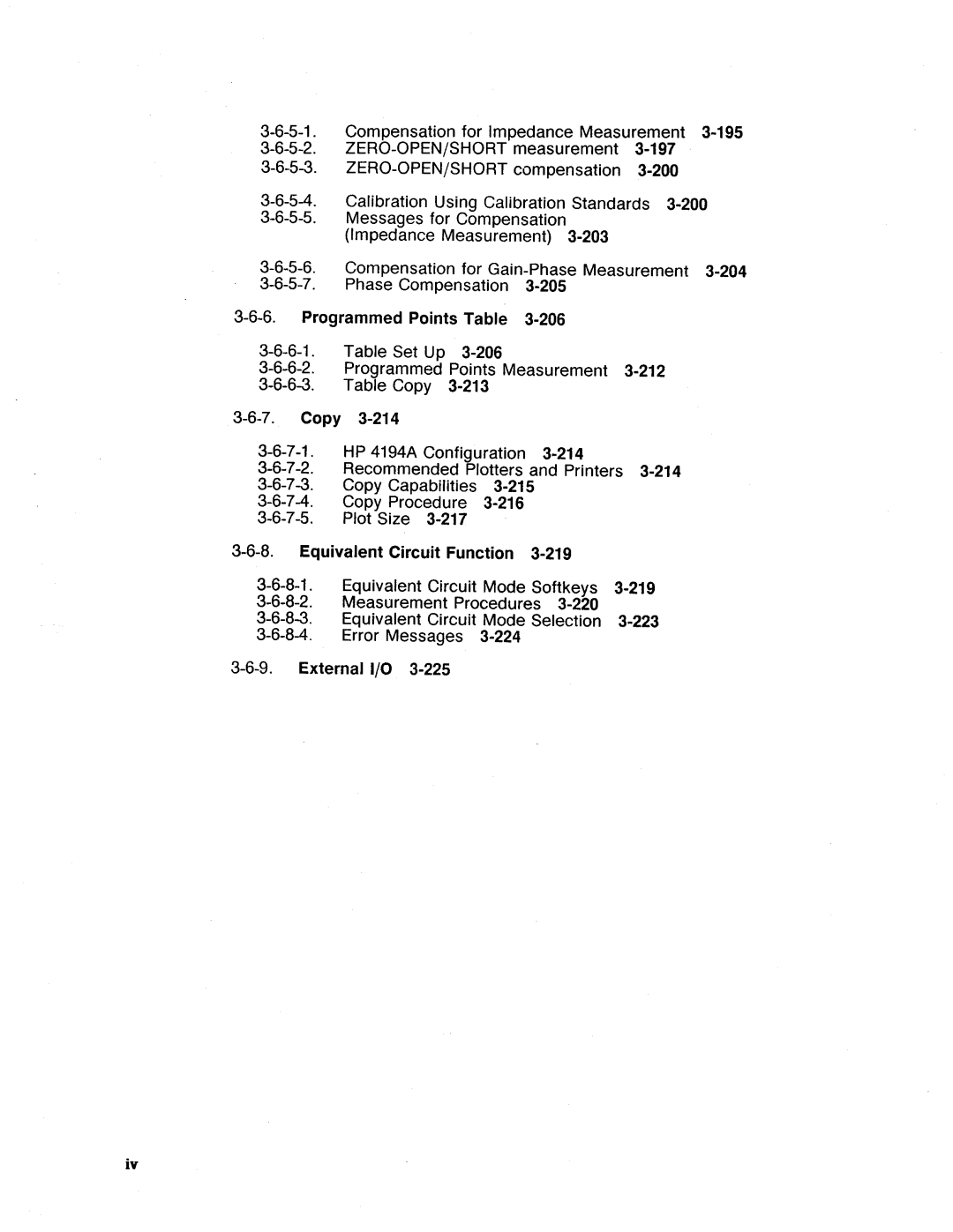 HP Swimming Pool Gate Alarm Agilent 4194A manual 