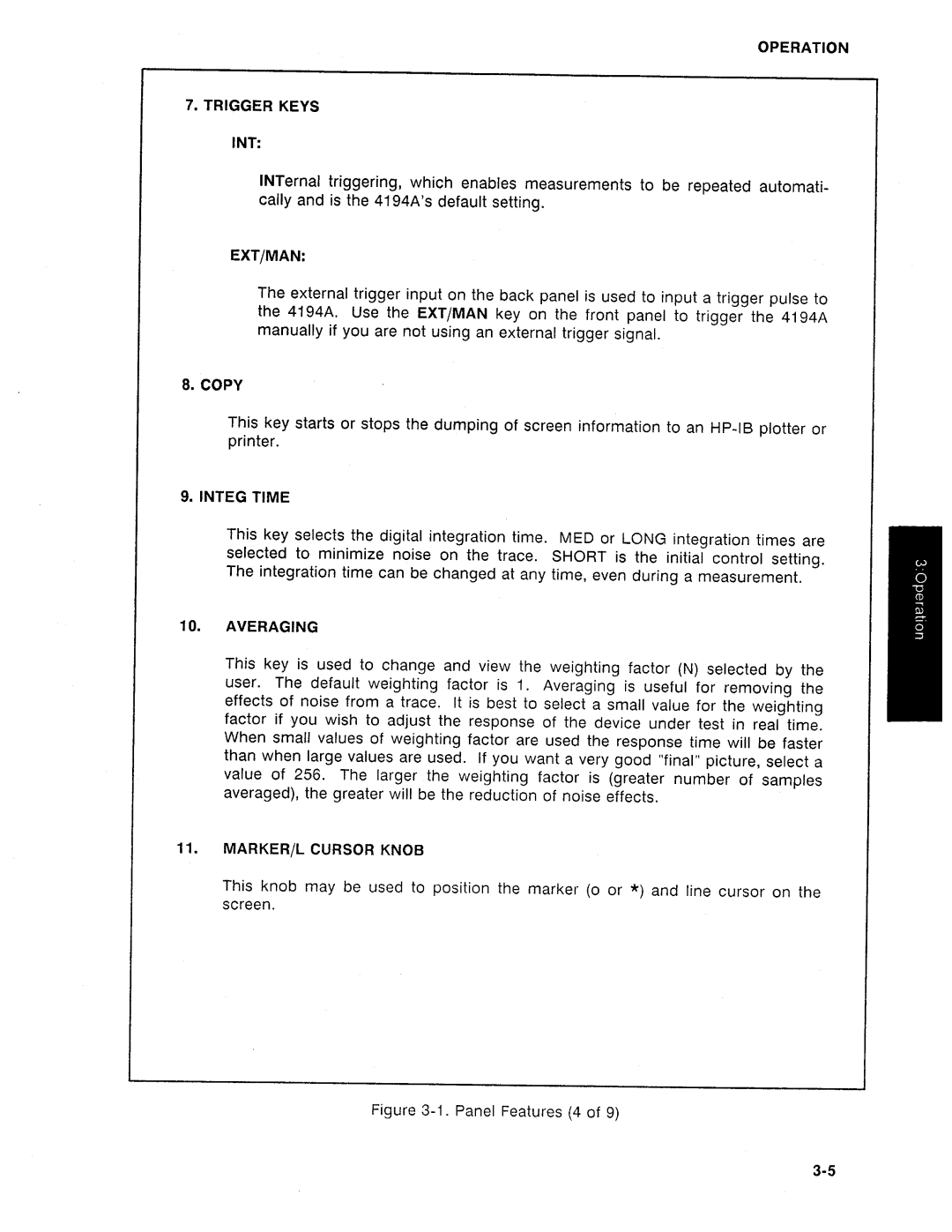 HP Swimming Pool Gate Alarm Agilent 4194A manual 