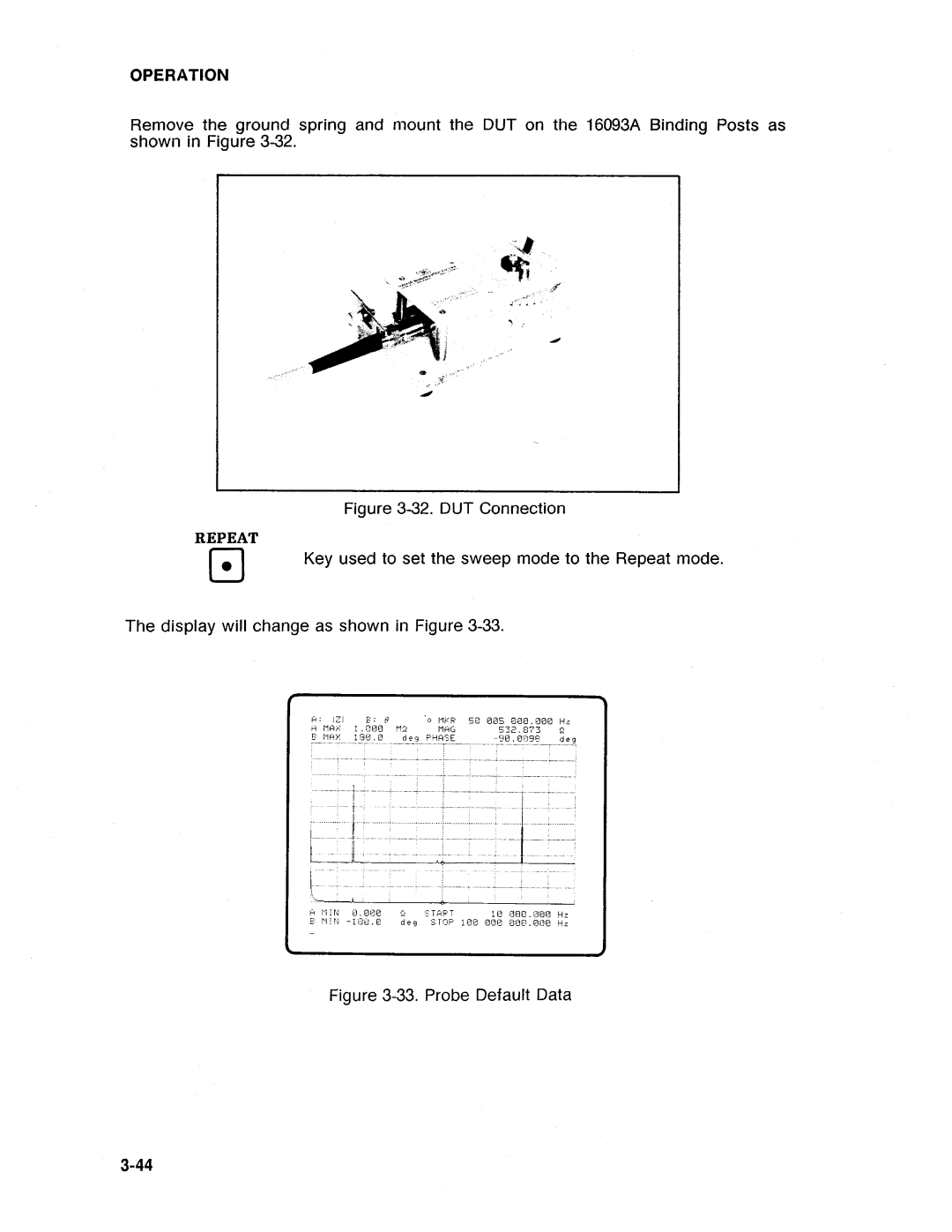 HP Swimming Pool Gate Alarm Agilent 4194A manual 