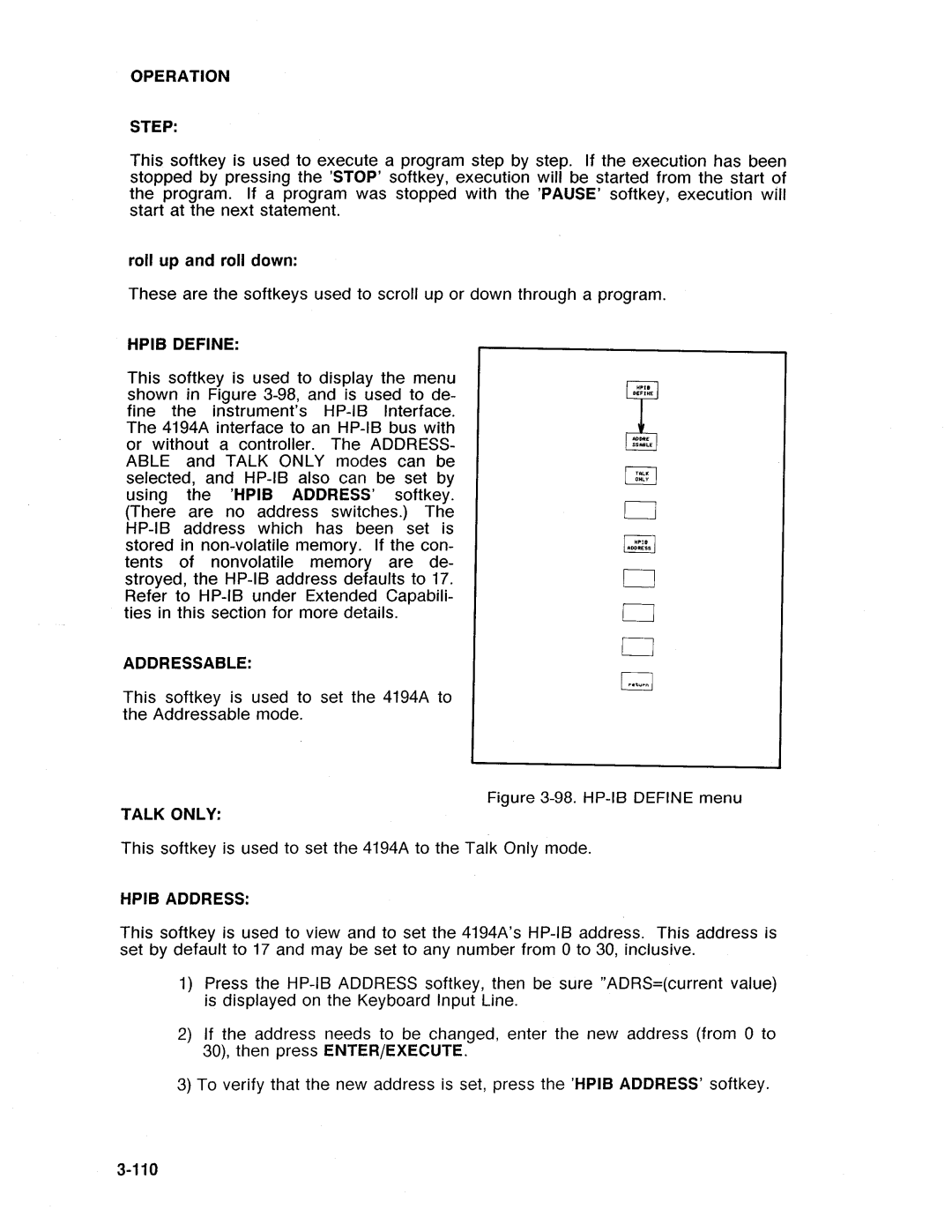 HP Swimming Pool Gate Alarm Agilent 4194A manual 