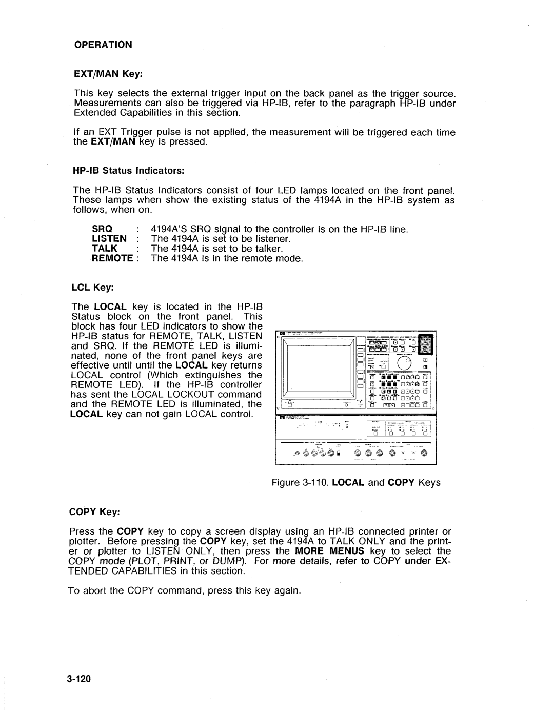 HP Swimming Pool Gate Alarm Agilent 4194A manual 