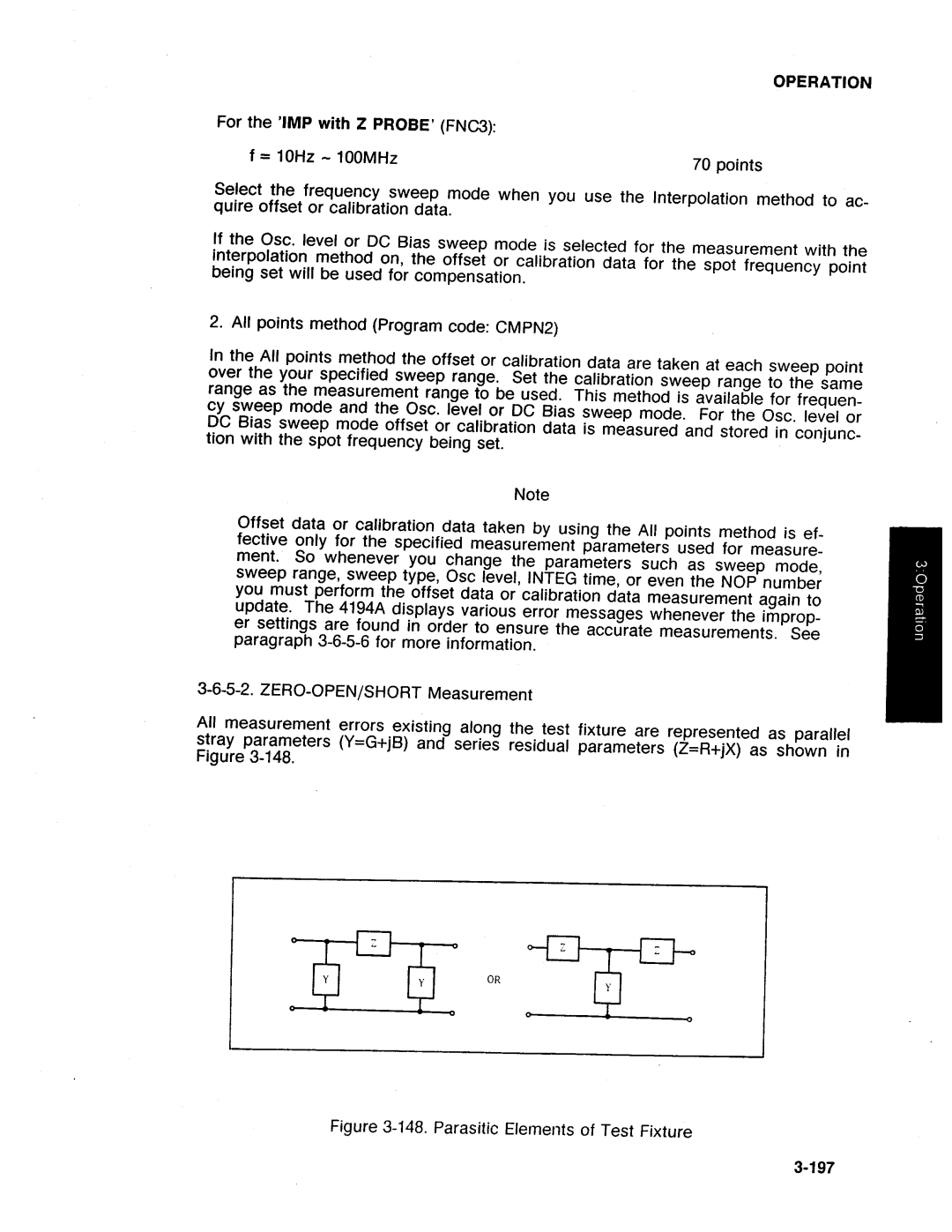 HP Swimming Pool Gate Alarm Agilent 4194A manual 