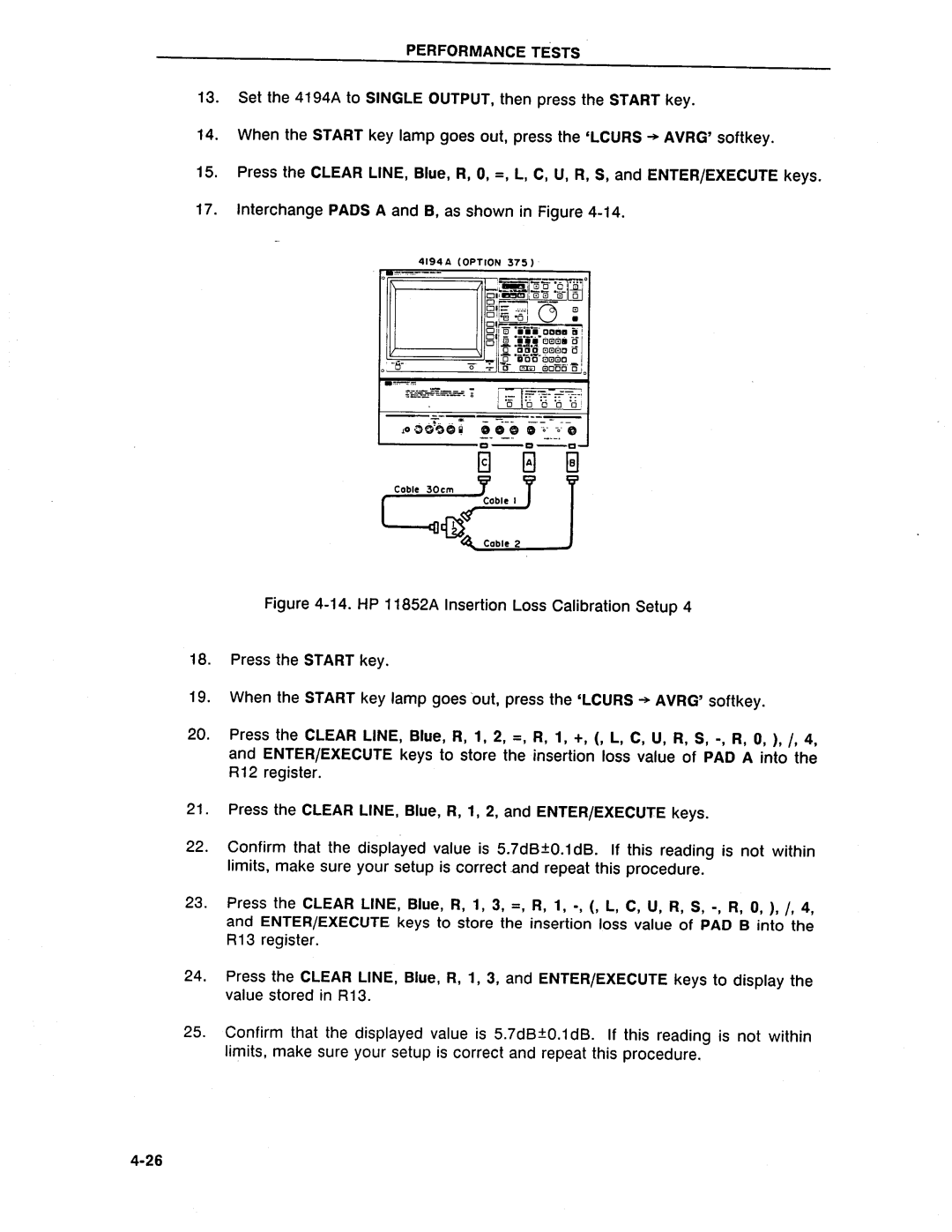 HP Swimming Pool Gate Alarm Agilent 4194A manual 