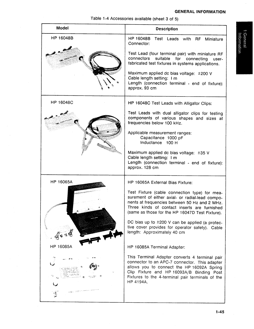 HP Swimming Pool Gate Alarm Agilent 4194A manual 