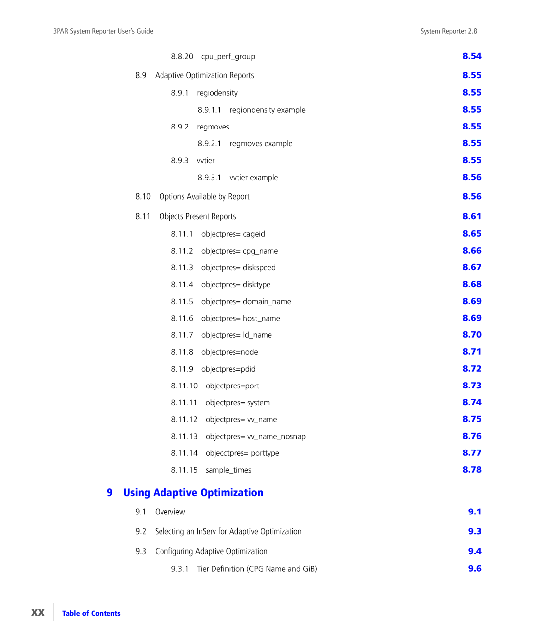 HP System Reporter E-Media Kit, System Reporter Media Kit manual Using Adaptive Optimization 