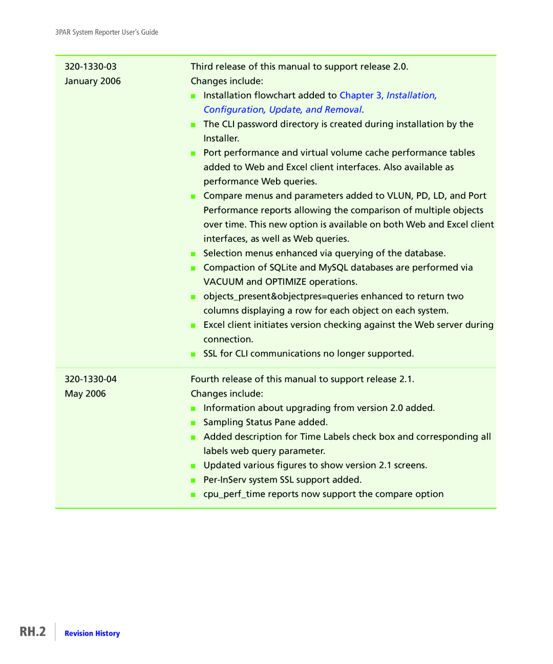 HP System Reporter E-Media Kit, System Reporter Media Kit manual RH.2, Configuration, Update, and Removal 