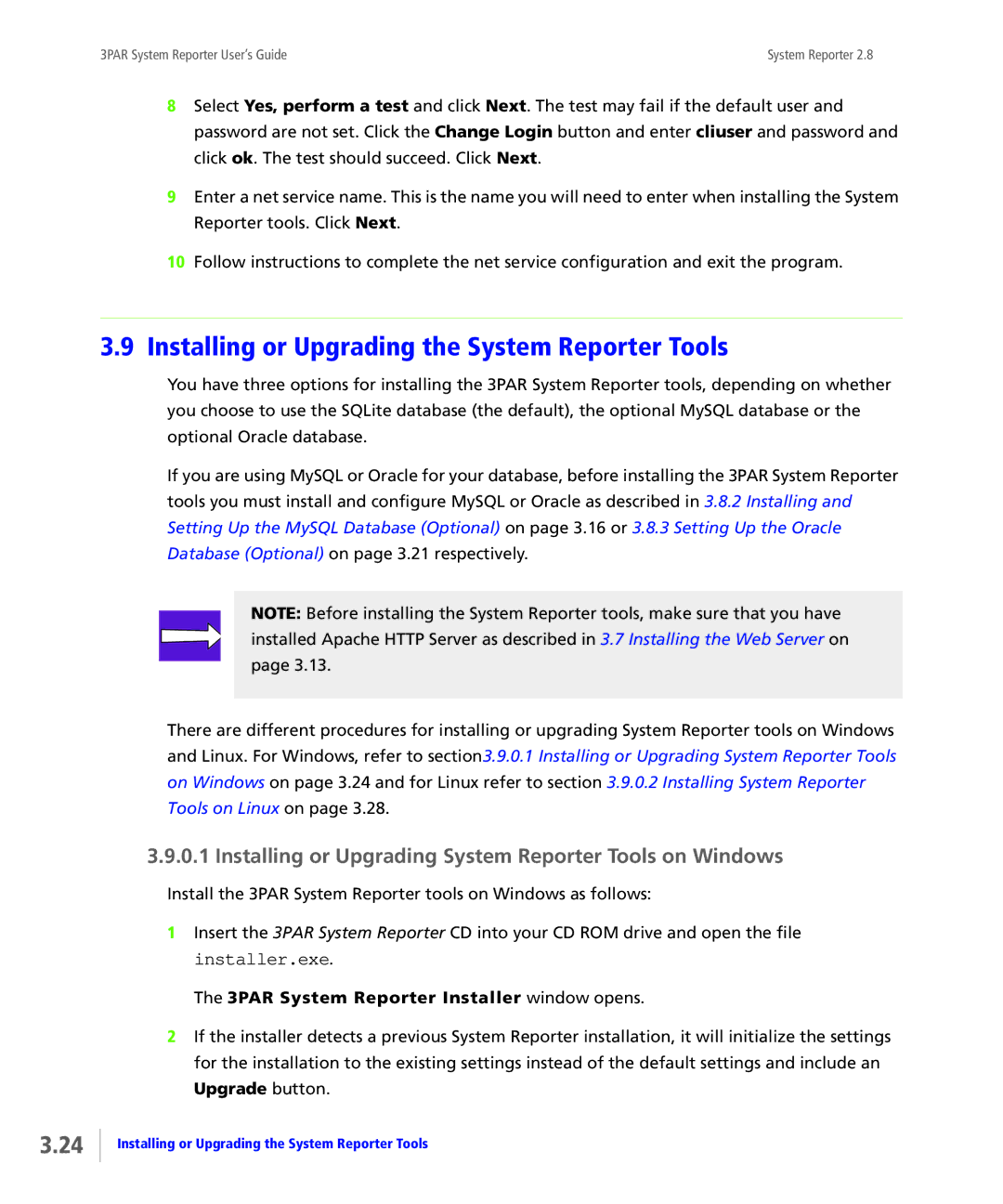 HP System Reporter E-Media Kit, System Reporter Media Kit manual Installing or Upgrading the System Reporter Tools 