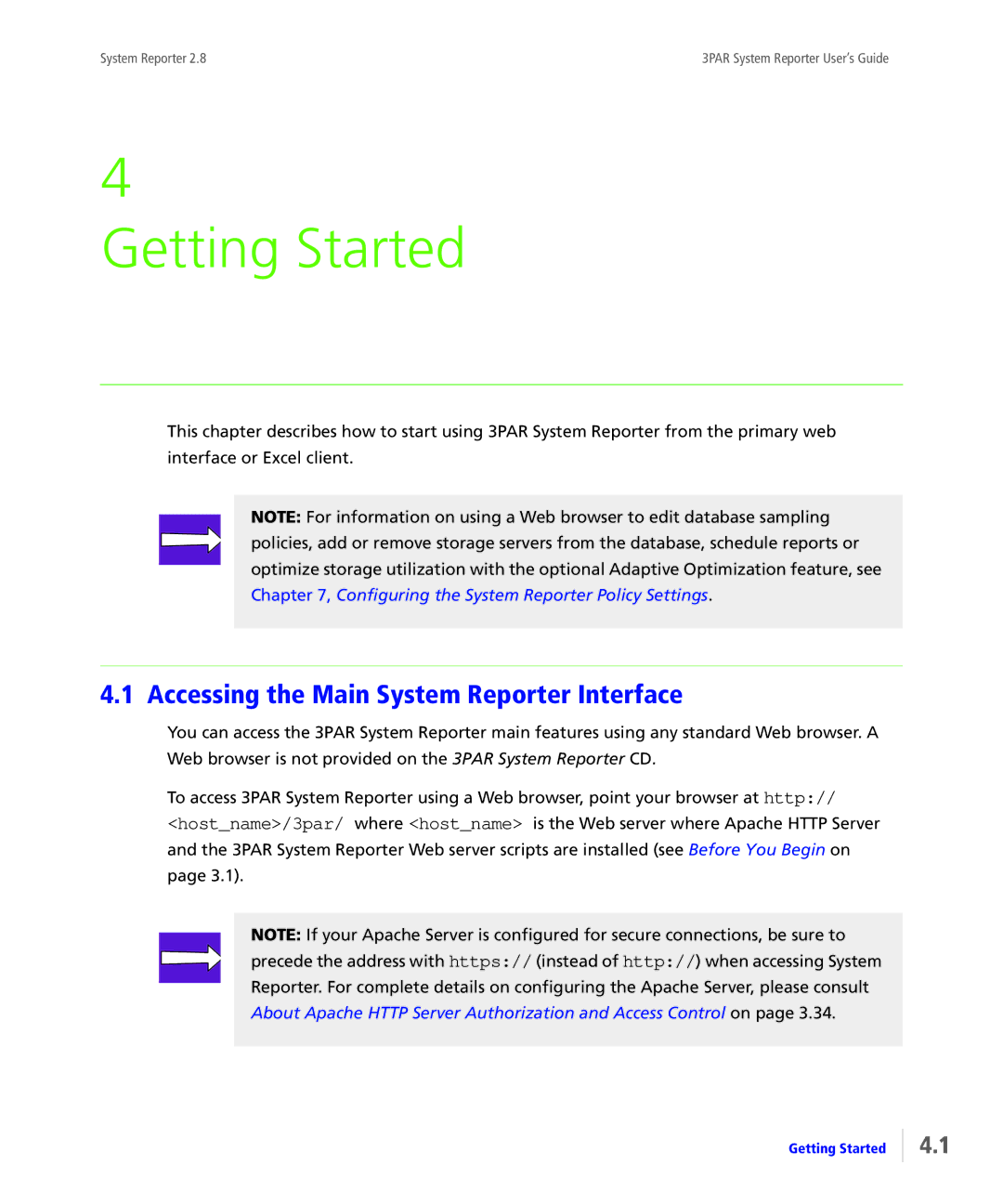 HP System Reporter Media Kit, System Reporter E-Media Kit Getting Started, Accessing the Main System Reporter Interface 