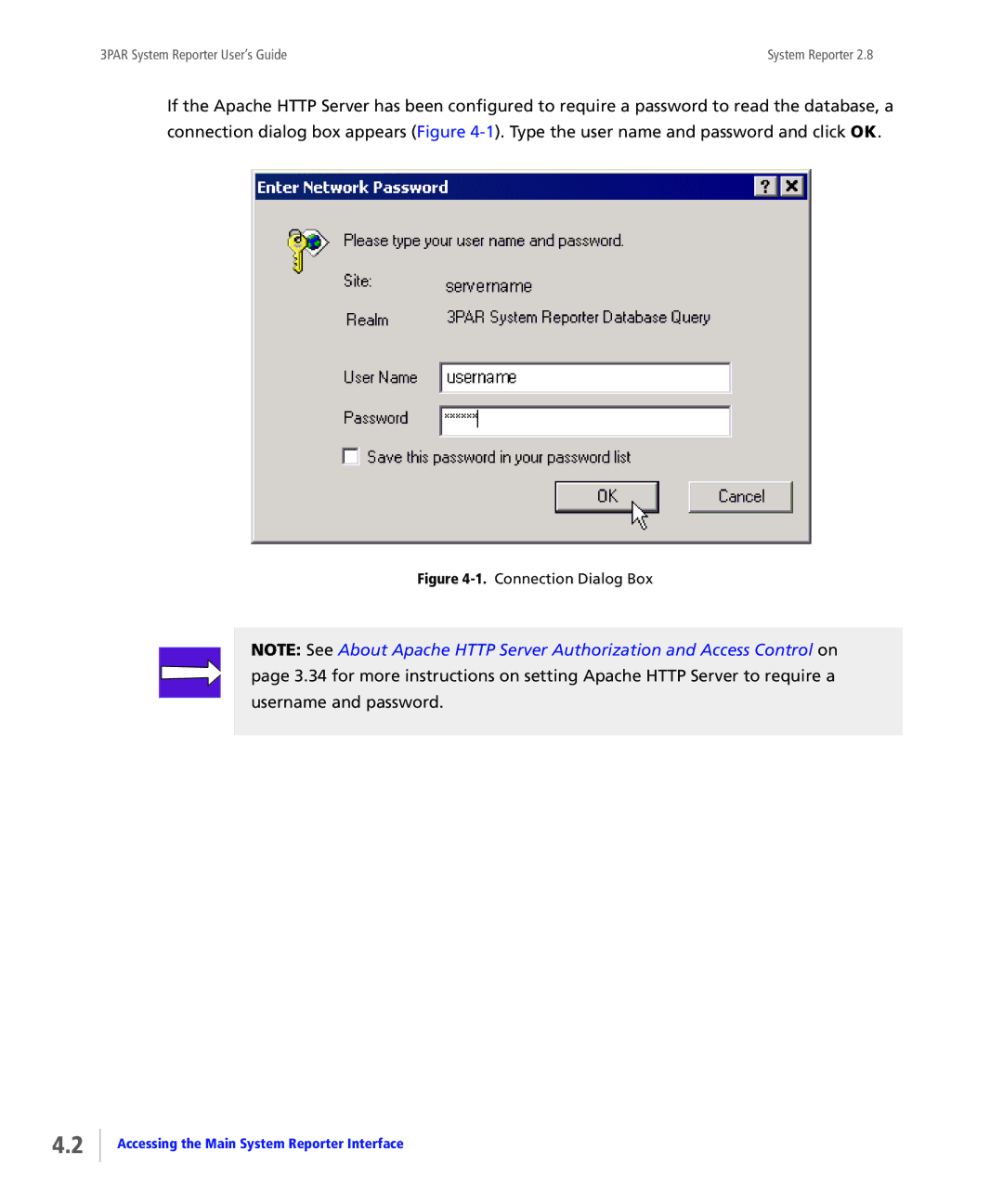 HP System Reporter E-Media Kit, System Reporter Media Kit manual Connection Dialog Box 