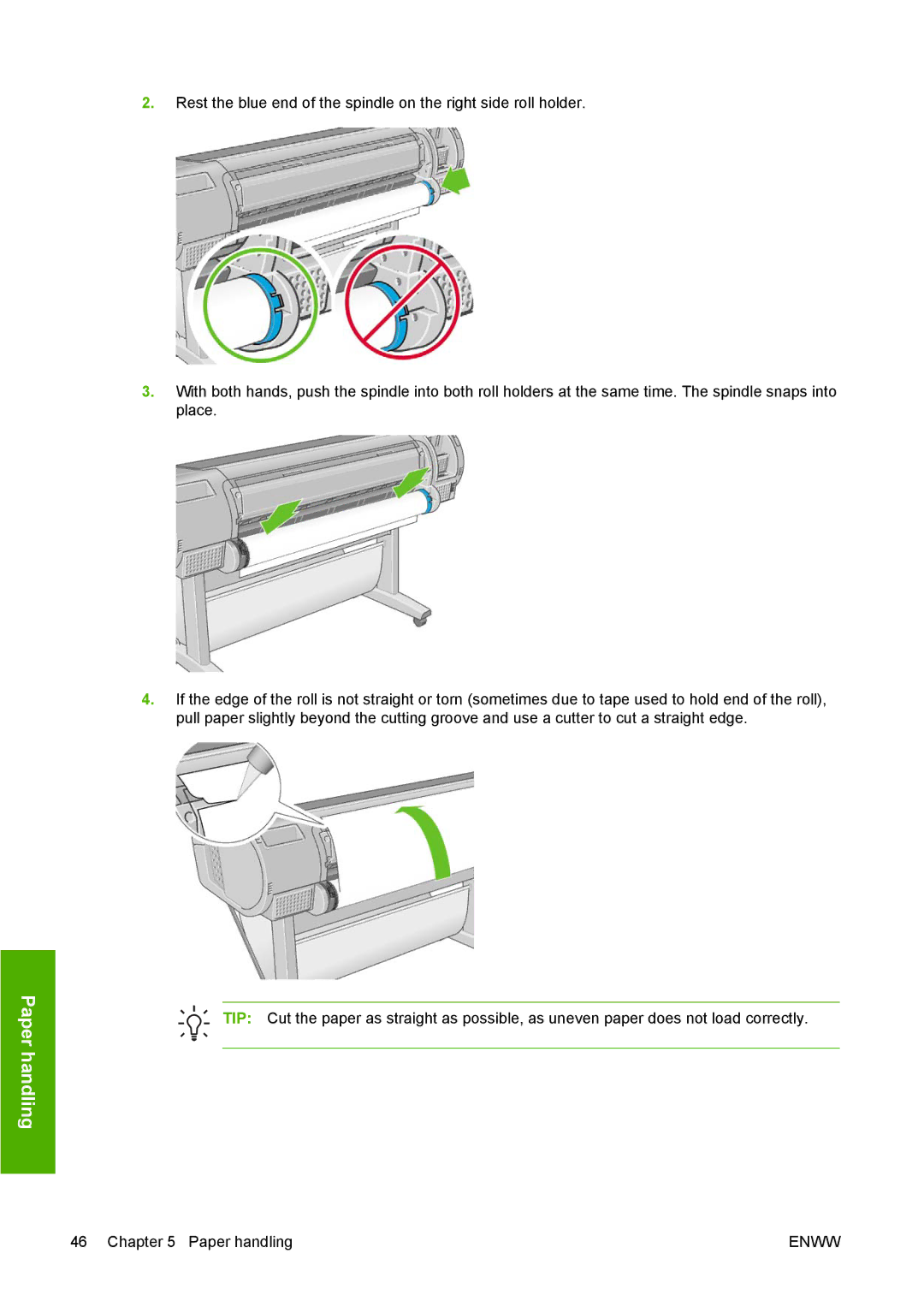 HP T1100 manual Paper handling 