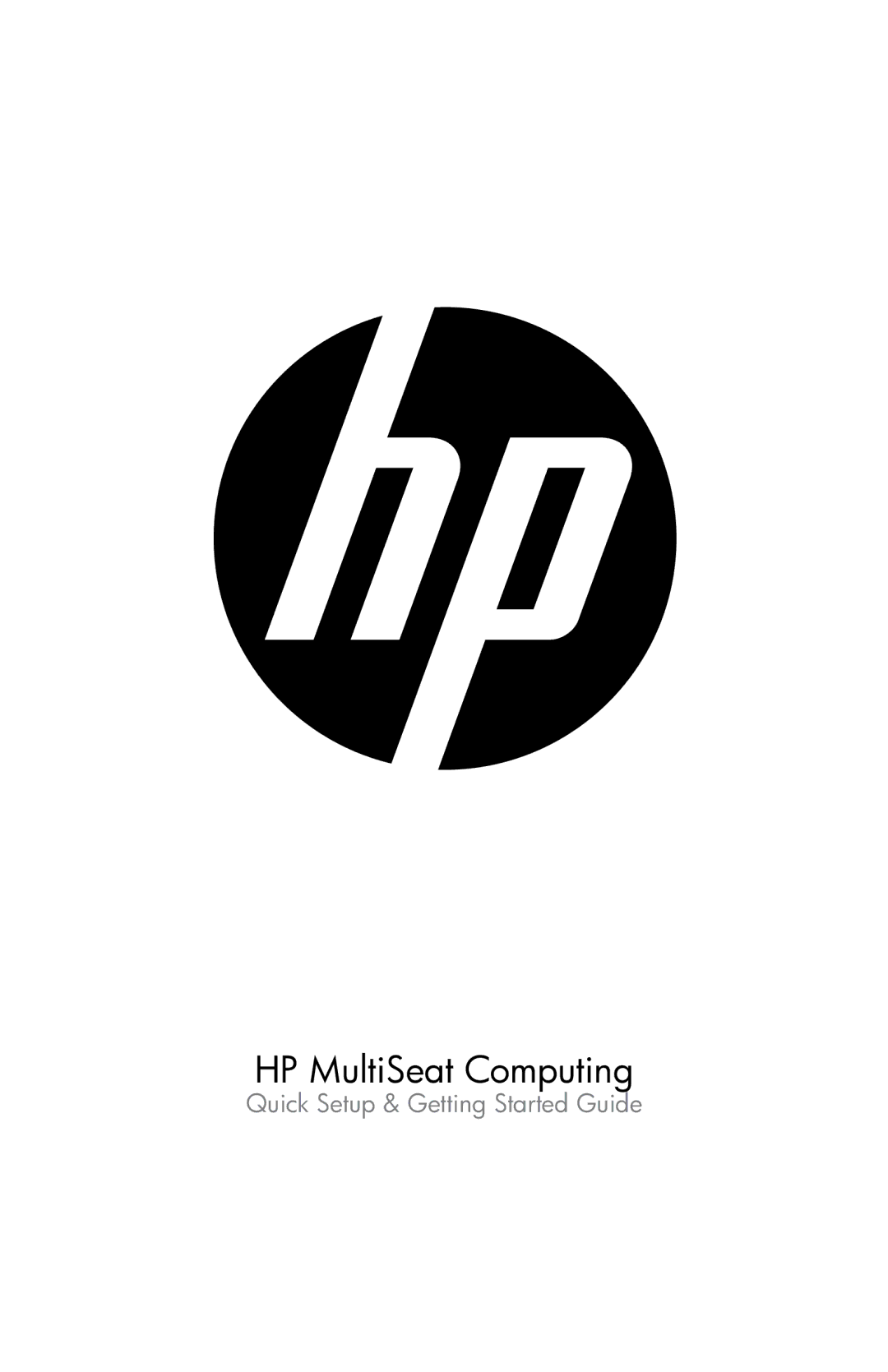 HP t150 manual HP MultiSeat Computing 