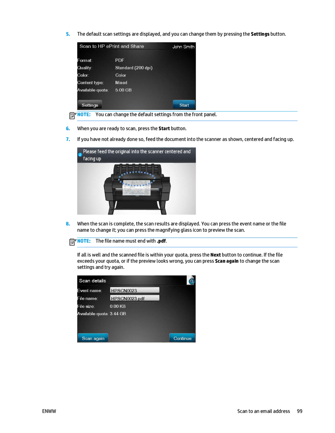 HP T2500 manual Enww 