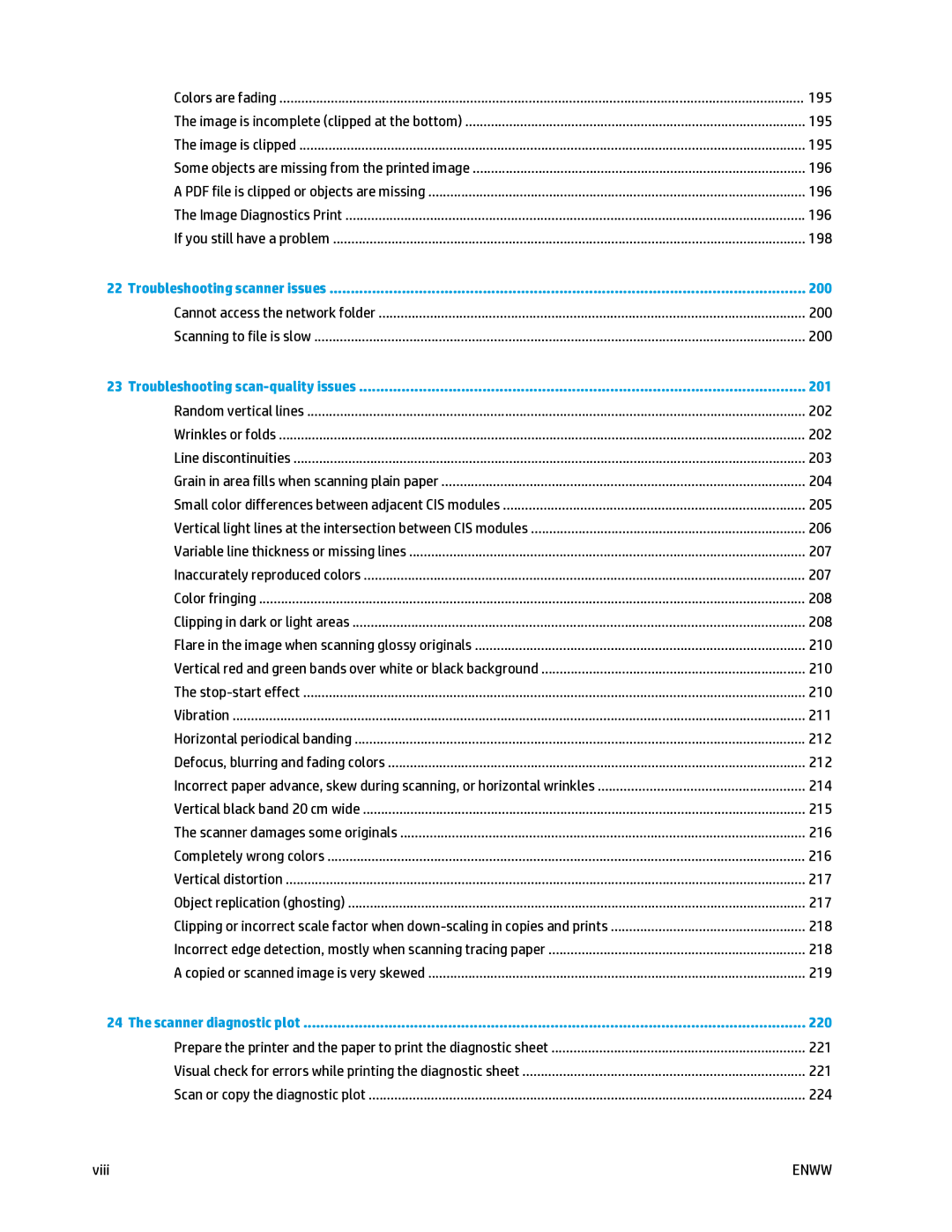 HP T2500 manual 200, 201, 220 