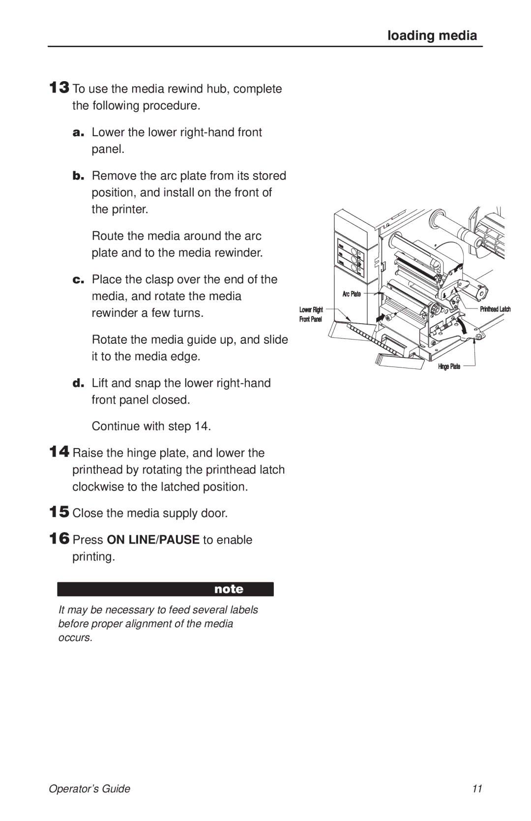 HP T3204 manual Loading media 