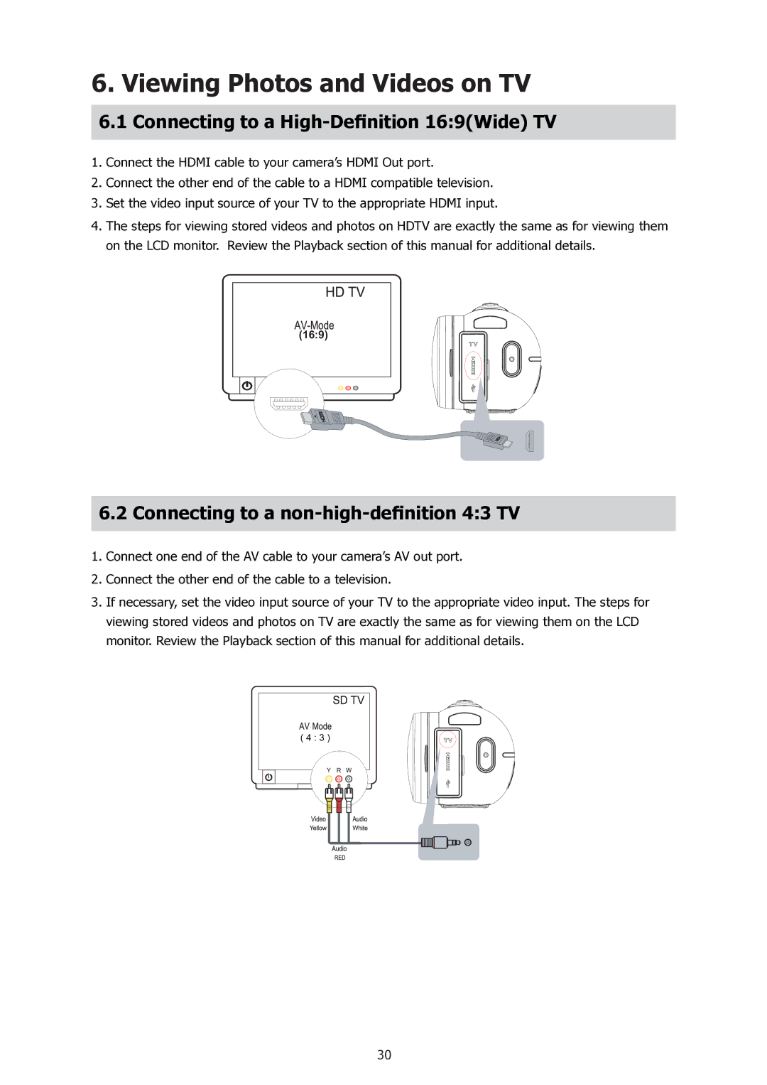 HP t500 manual Viewing Photos and Videos on TV, Connecting to a High-Definition 169Wide TV 