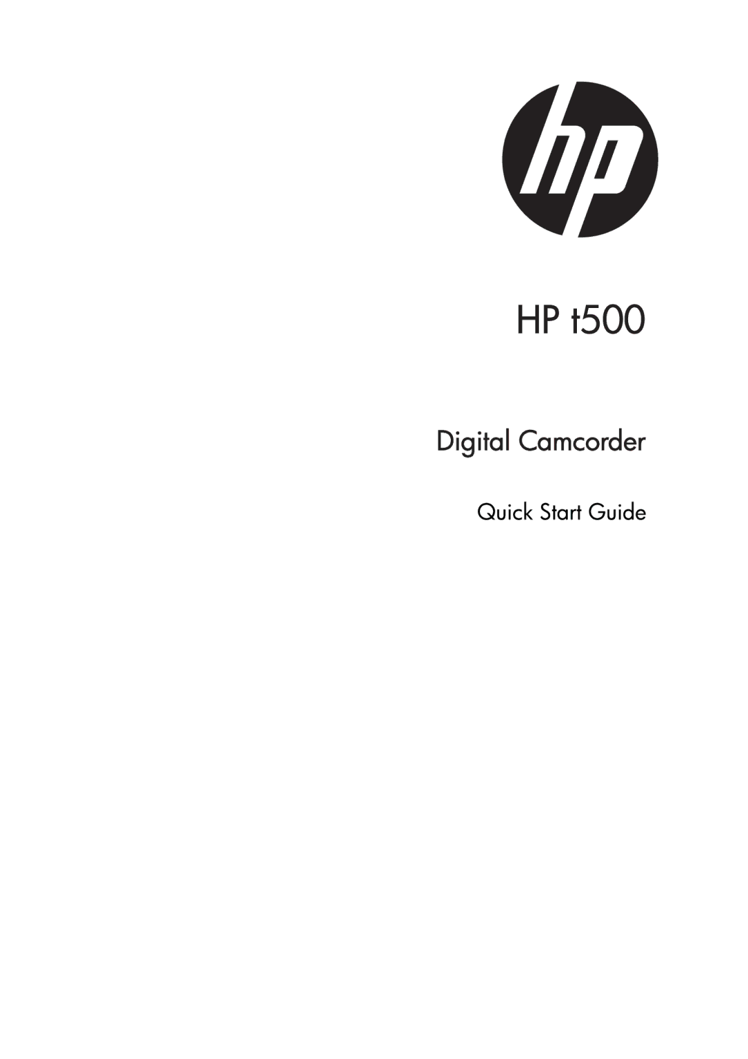 HP t500 manual 