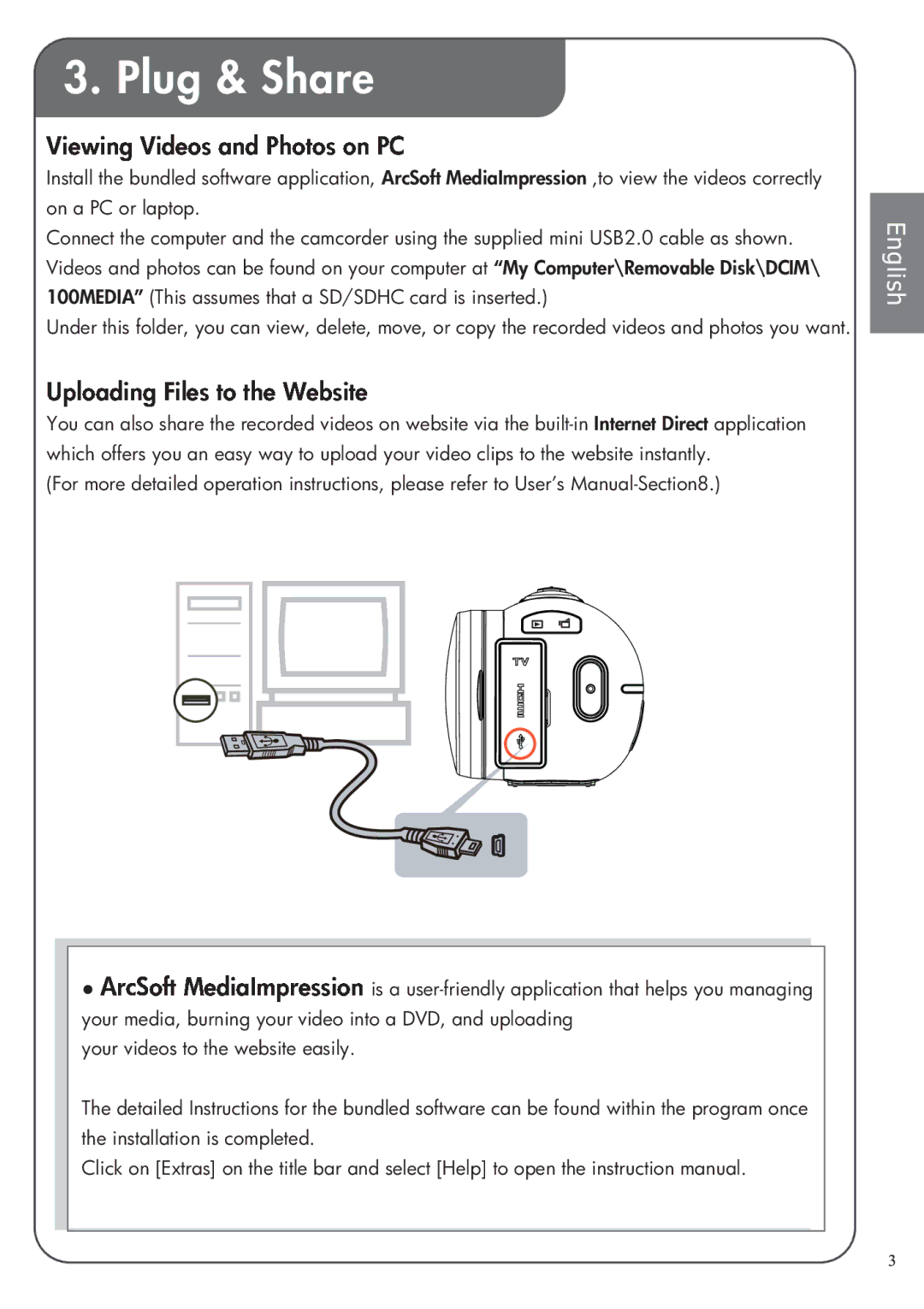 HP t500 manual Plug & Share 