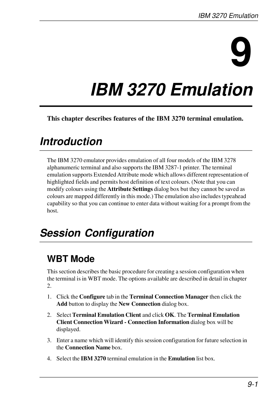 HP t5510 manual IBM 3270 Emulation, Introduction 