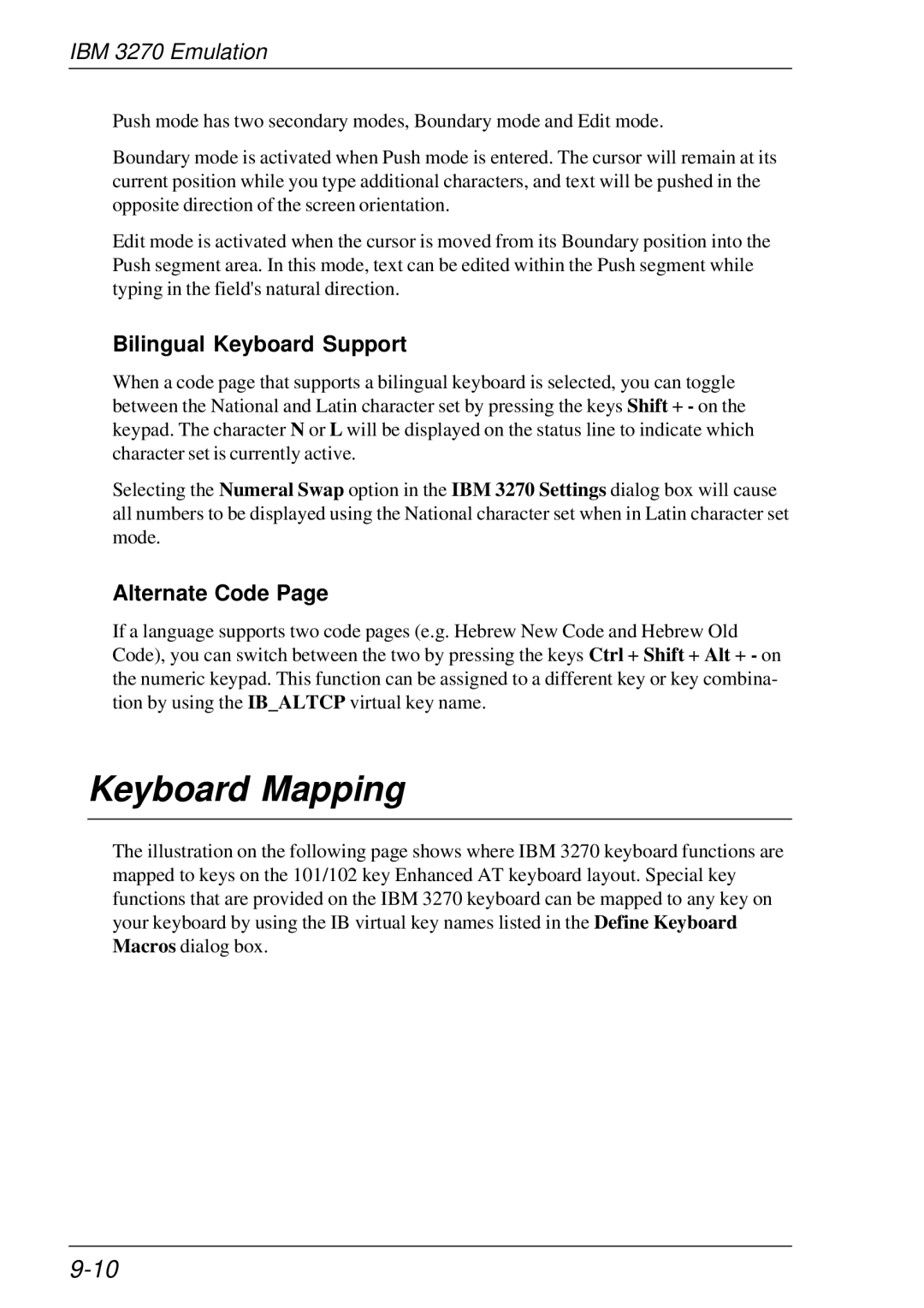 HP t5510 manual Bilingual Keyboard Support, Alternate Code 