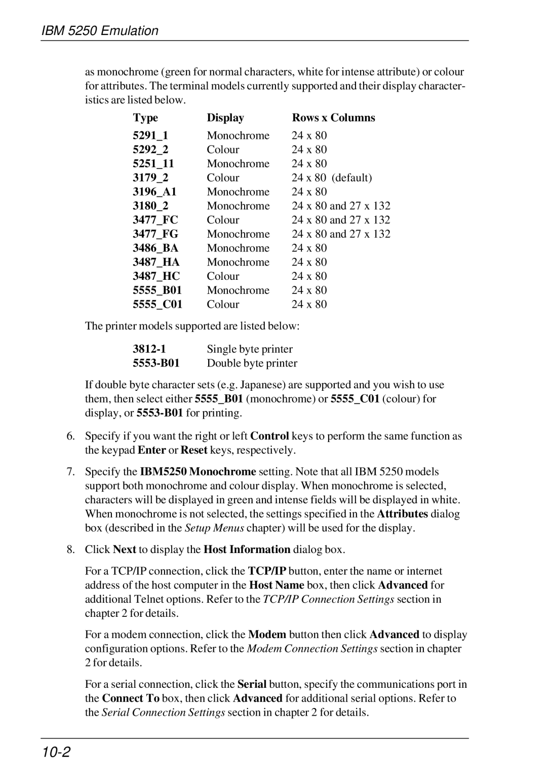 HP t5510 manual 10-2 