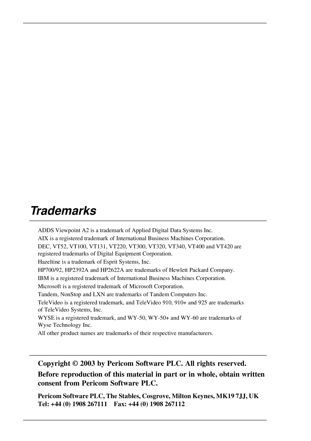 HP t5510 manual Trademarks 