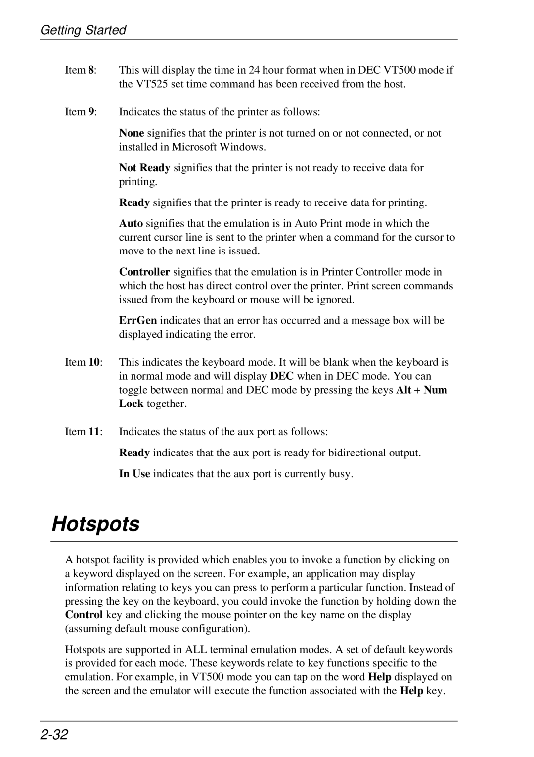 HP t5510 manual Hotspots 