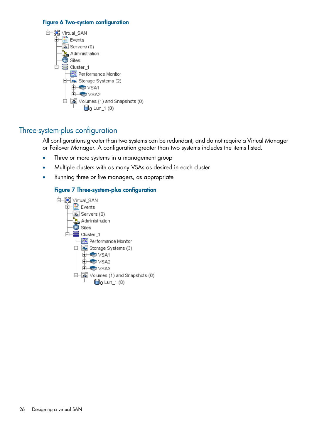 HP TA688-96138 manual Three-system-plus configuration, Two-system configuration 