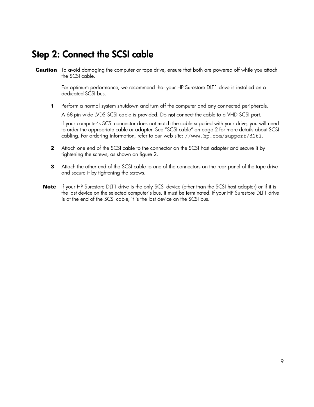 HP Tape manual 