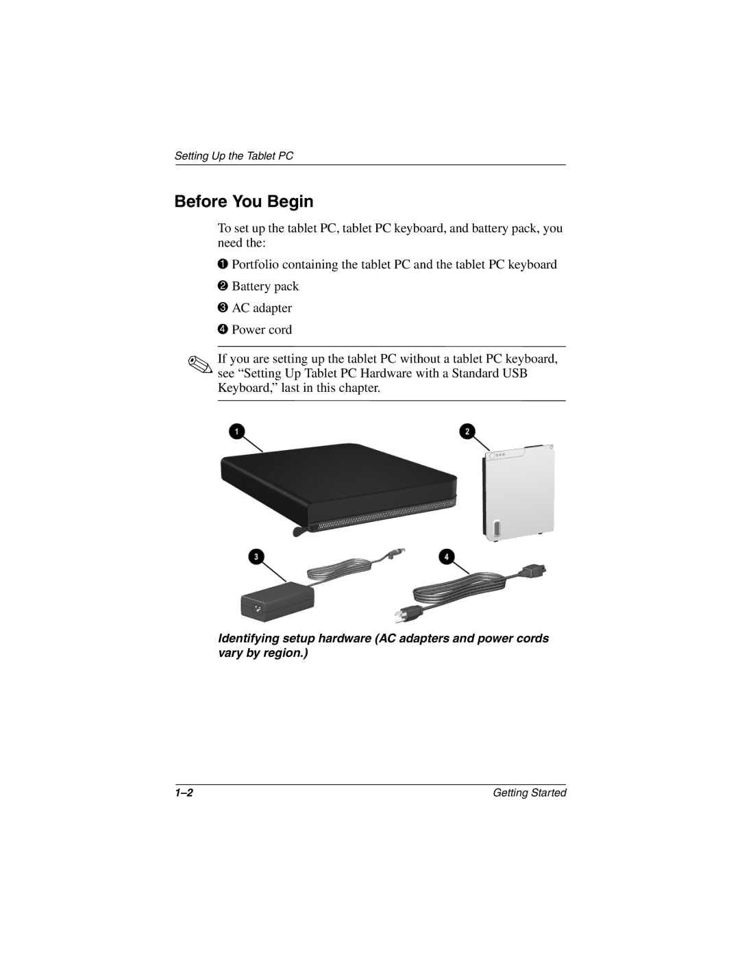 HP tc1000 manual Before You Begin 