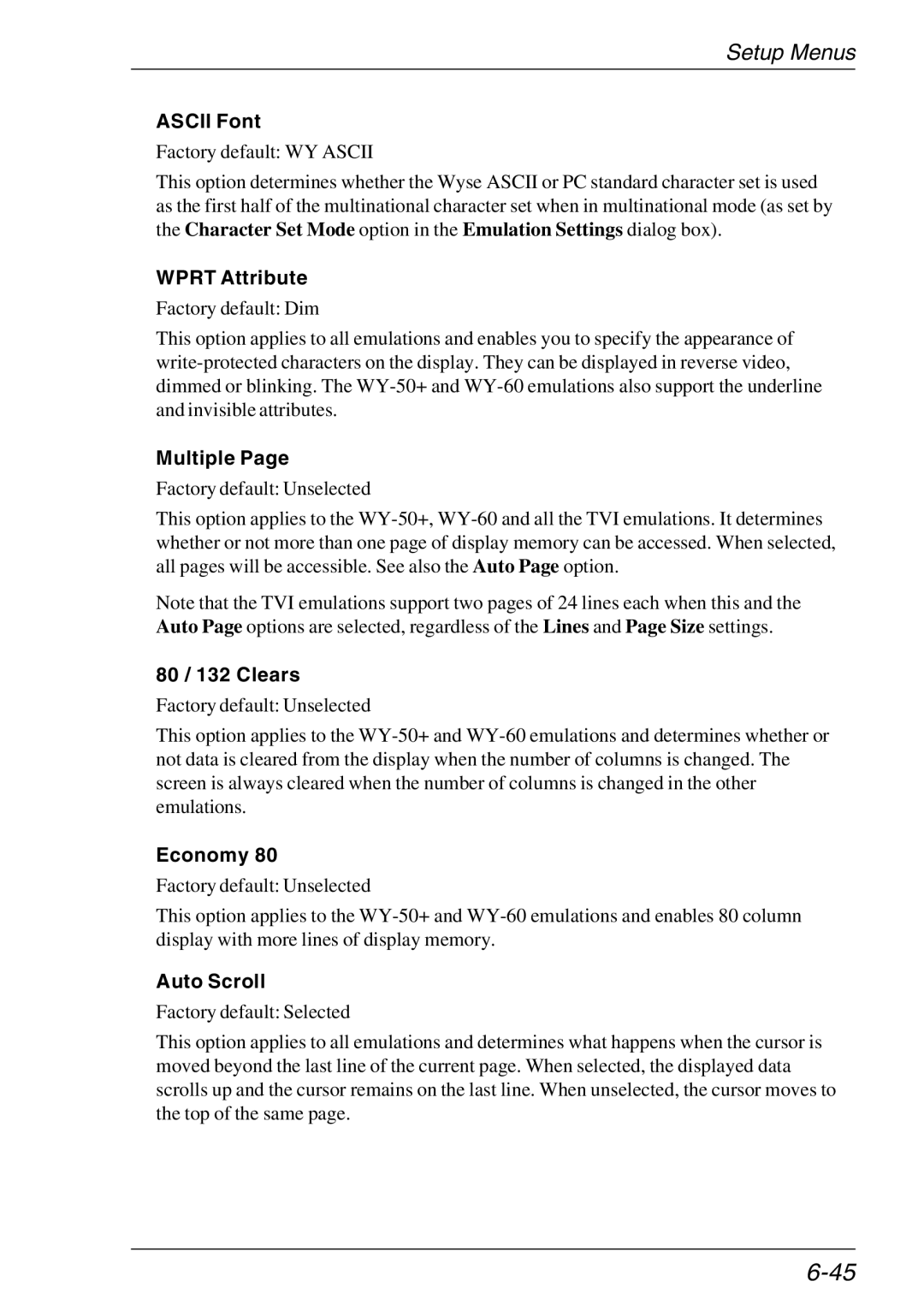 HP Teemtalk LTU and Media, Teemtalk Licenses Ascii Font, Wprt Attribute, Multiple, 80 / 132 Clears, Economy, Auto Scroll 