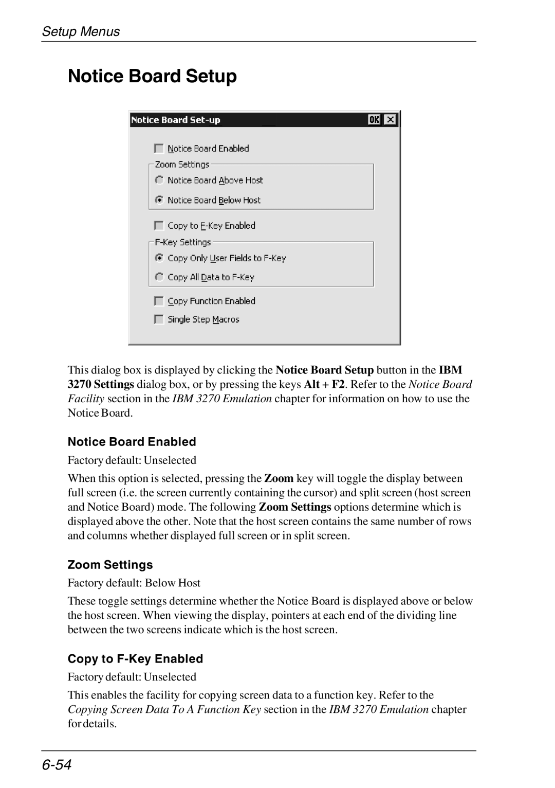 HP TeemTalk Terminal Emulator, Teemtalk Licenses, Teemtalk LTU and Media manual Zoom Settings, Copy to F-Key Enabled 