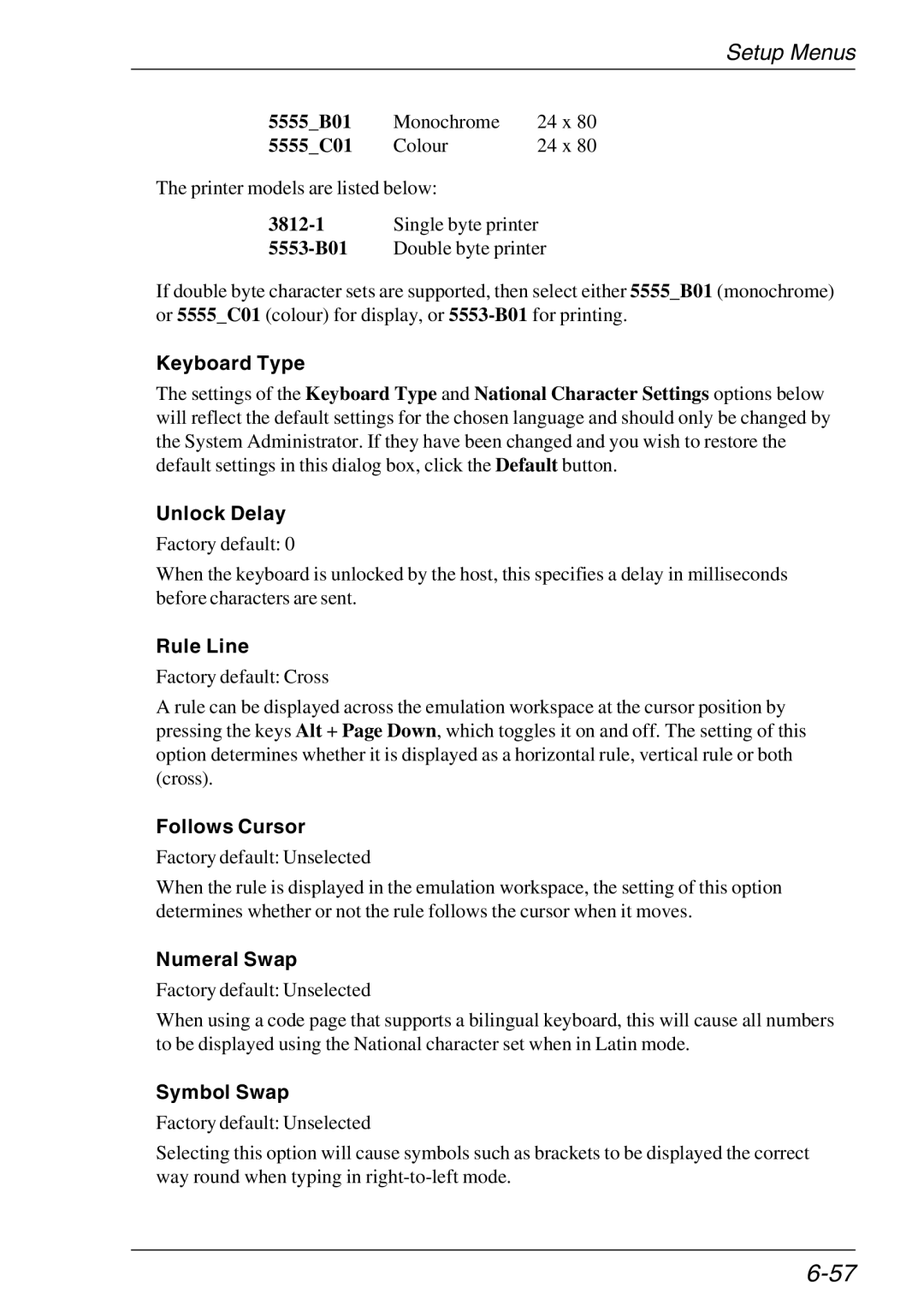 HP Teemtalk LTU and Media, Teemtalk Licenses, TeemTalk Terminal Emulator manual Keyboard Type, Unlock Delay 