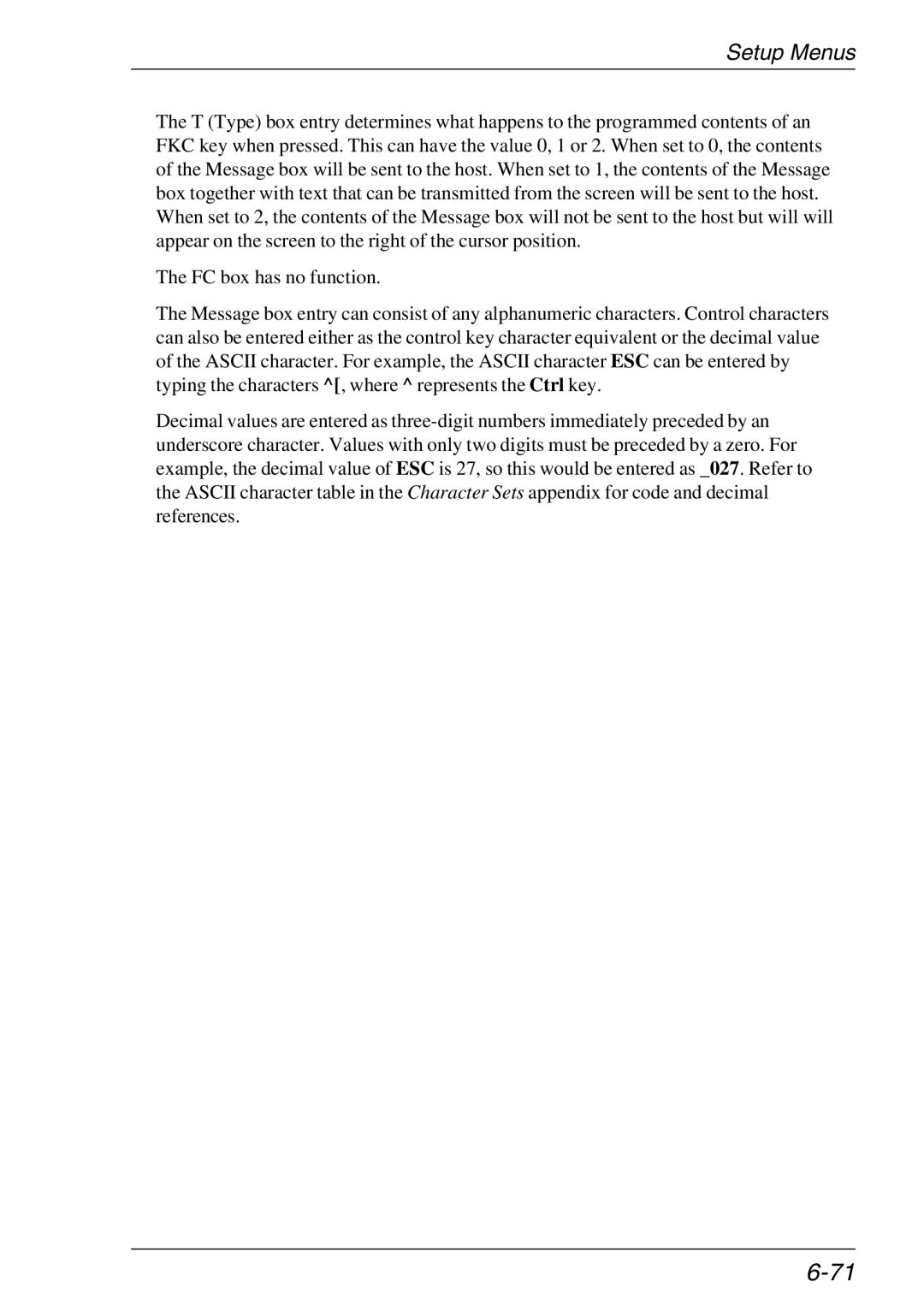 HP TeemTalk Terminal Emulator 11 E-License, Teemtalk Licenses, Teemtalk LTU and Media manual Setup Menus 