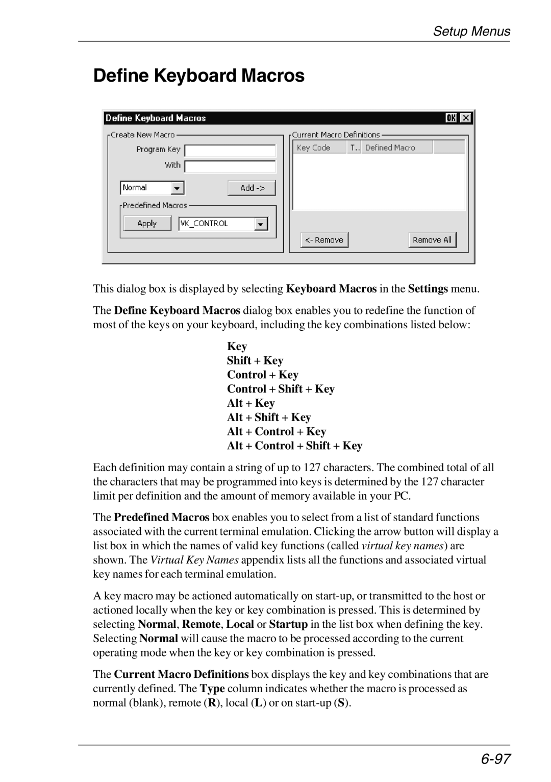 HP Teemtalk LTU and Media, Teemtalk Licenses, TeemTalk Terminal Emulator manual Define Keyboard Macros 