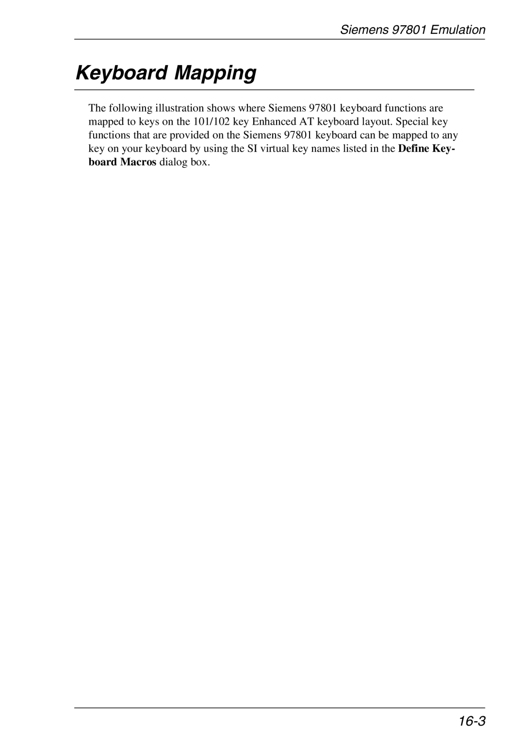 HP Teemtalk LTU and Media, Teemtalk Licenses, TeemTalk Terminal Emulator manual Keyboard Mapping, 16-3 