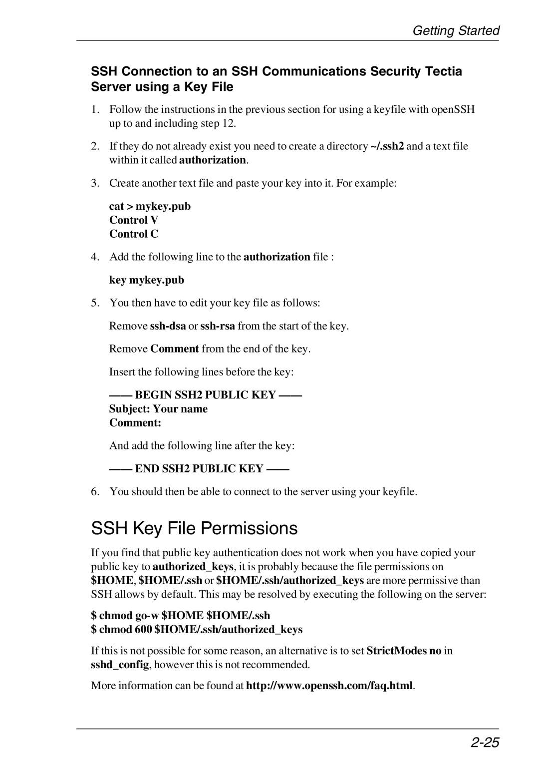 HP Teemtalk LTU and Media, Teemtalk Licenses, TeemTalk Terminal Emulator manual SSHKeyFilePermissions 
