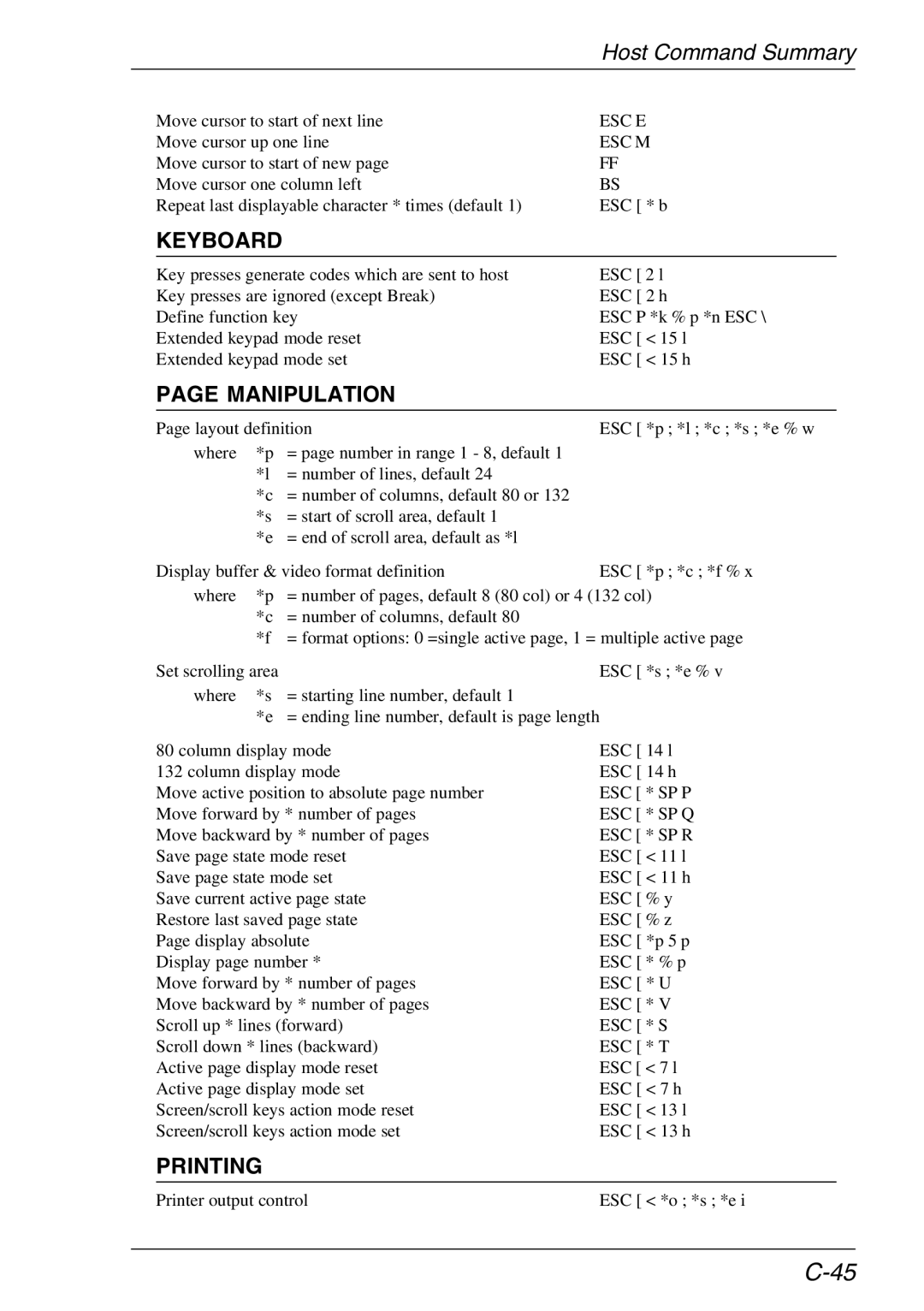 HP TeemTalk Terminal Emulator 11 E-License, Teemtalk Licenses, Teemtalk LTU and Media manual Manipulation, Esc E 