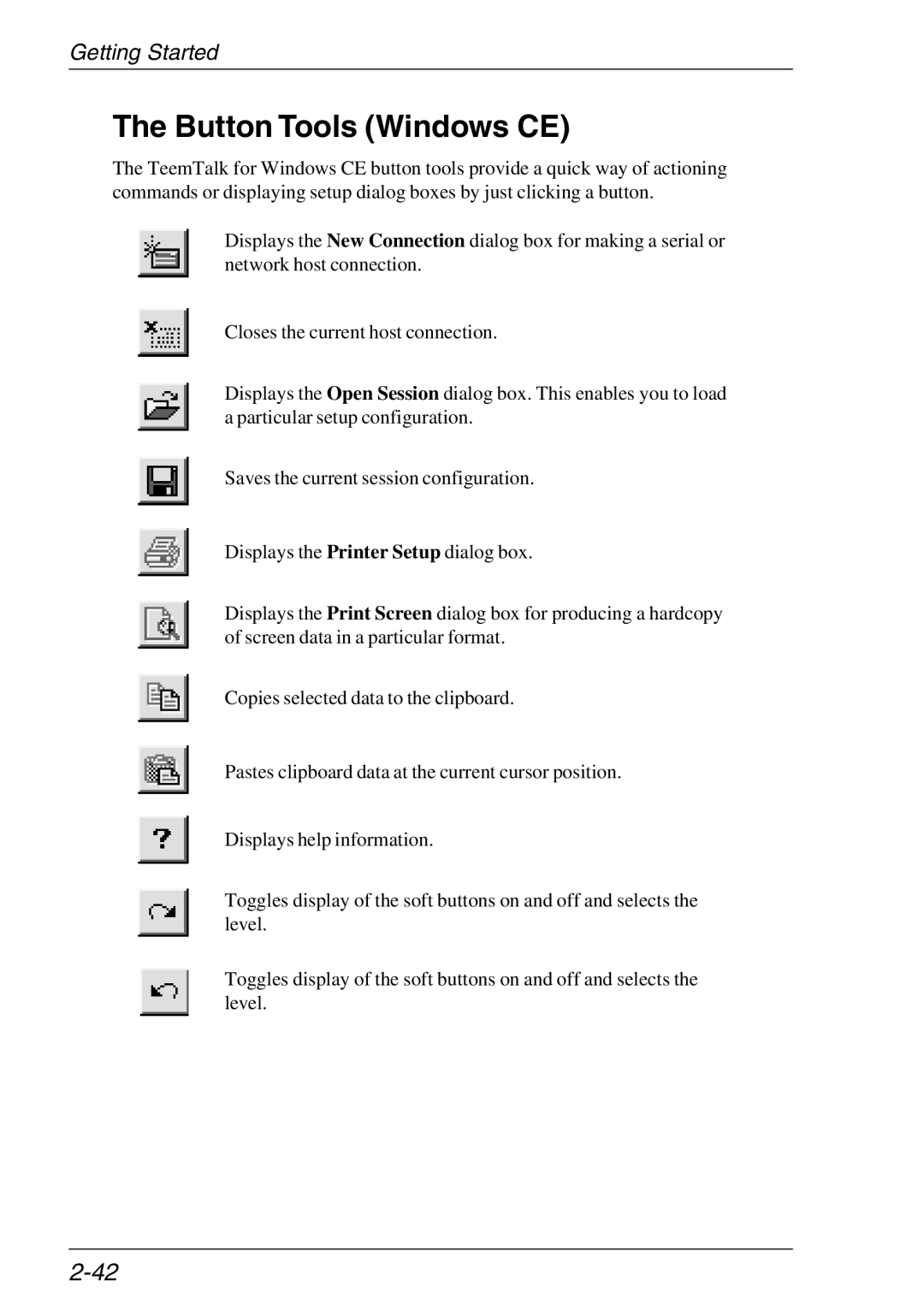 HP TeemTalk Terminal Emulator, Teemtalk Licenses, Teemtalk LTU and Media manual Button Tools Windows CE 