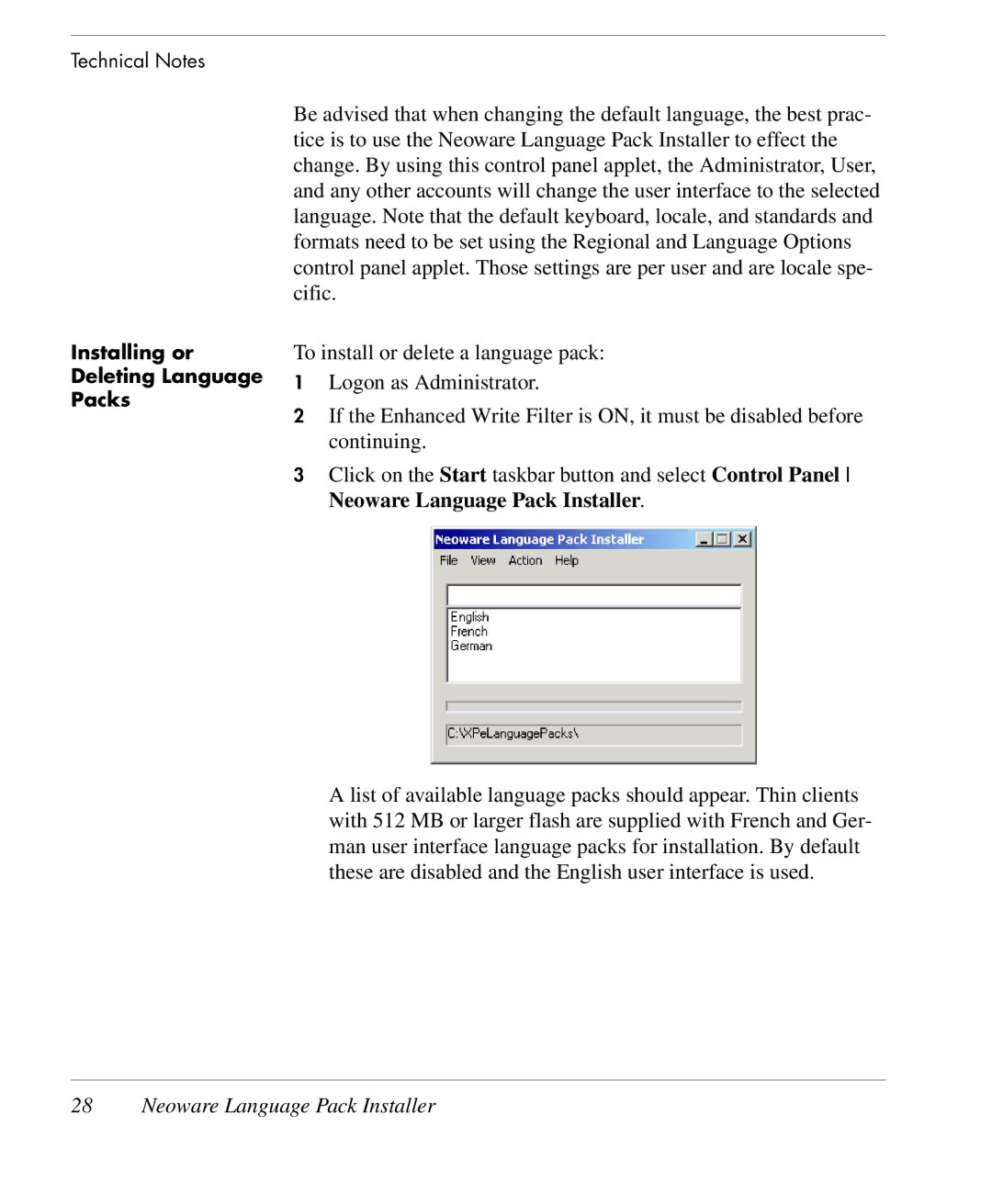 HP TeemTalk Terminal Emulator 10 E-License manual Installing or Deleting Language Packs 