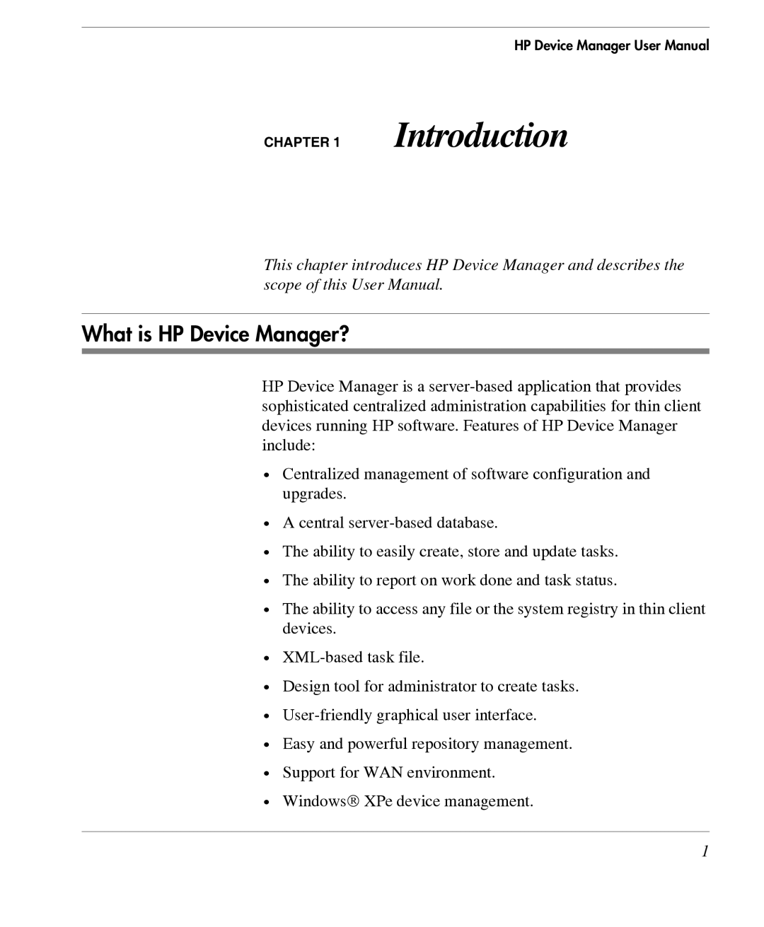 HP TeemTalk Terminal Emulator 7 E-License manual Introduction, What is HP Device Manager? 