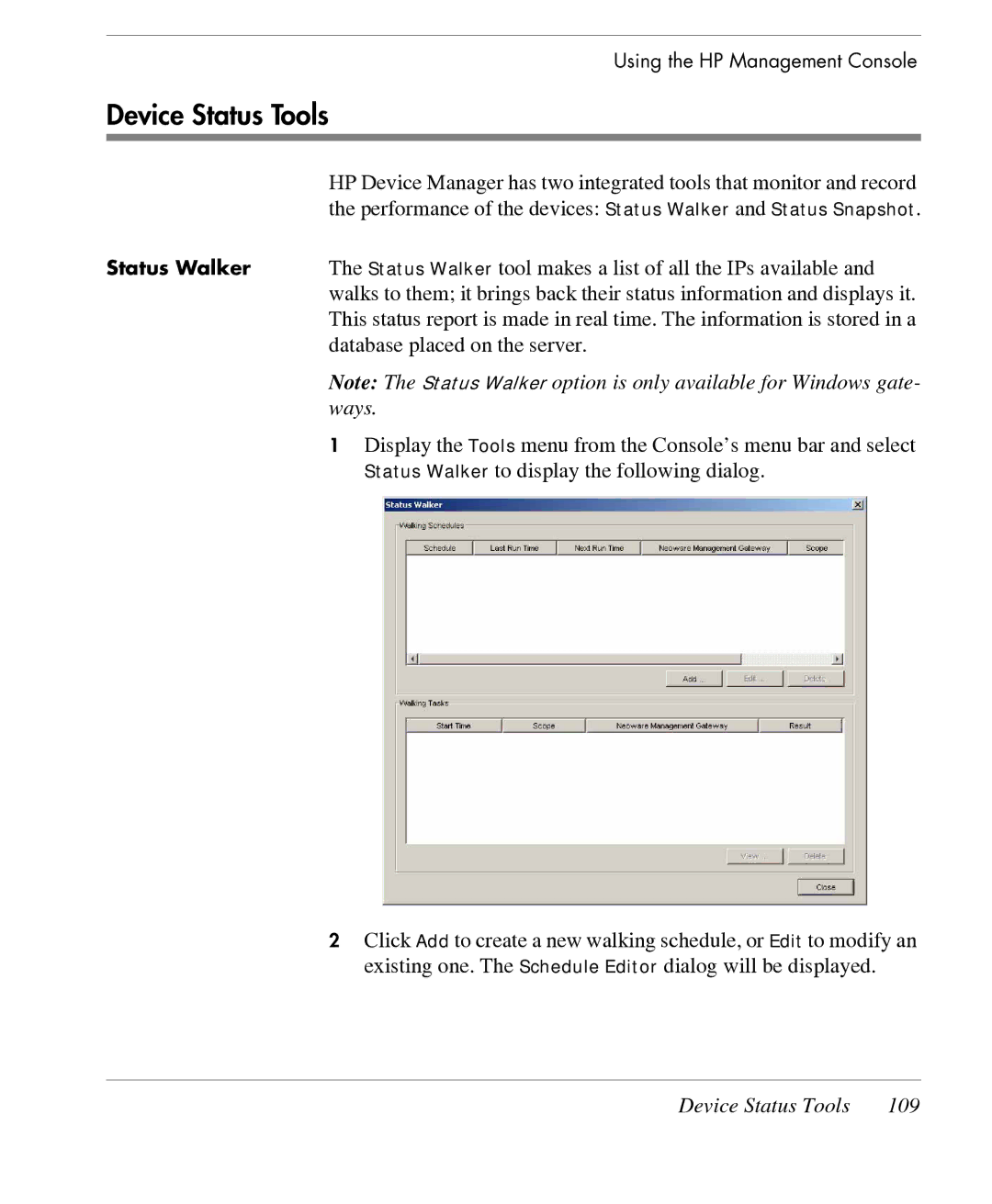 HP TeemTalk Terminal Emulator 7 E-License manual Ways, Device Status Tools 109 