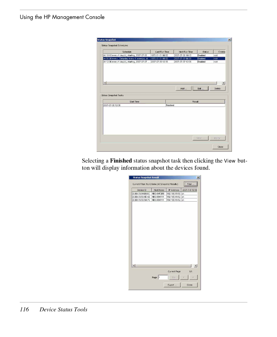 HP TeemTalk Terminal Emulator 7 E-License manual Device Status Tools 